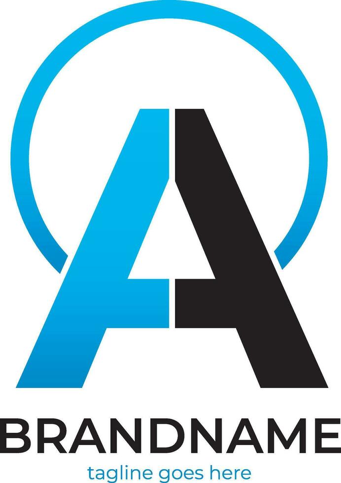 Vector letter A logo design