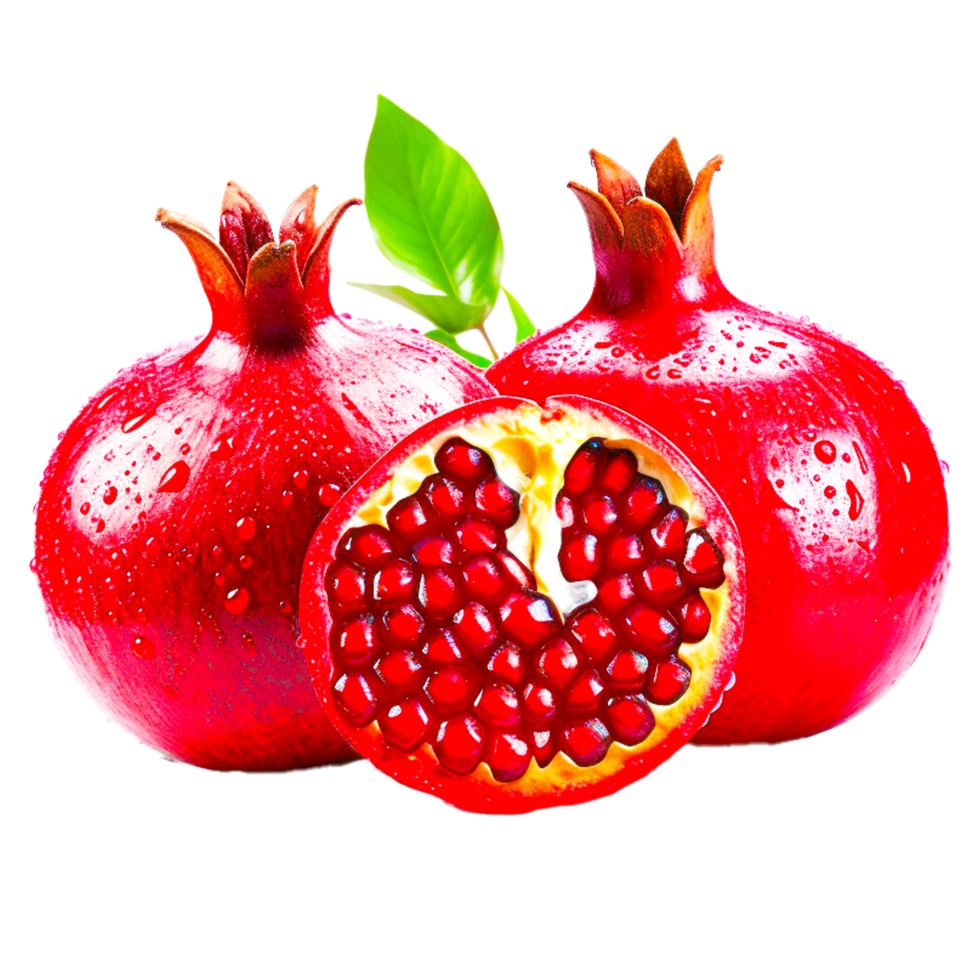 Granatapfel Saft Obst Aril Essen generativ ai png