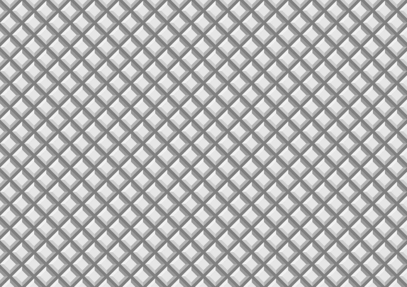 Silver square diamond pattern minimal presentation background vector
