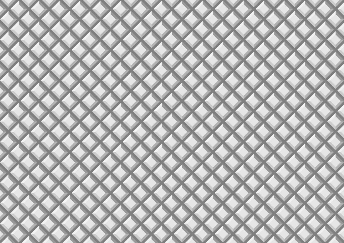 Silver square diamond pattern minimal presentation background vector