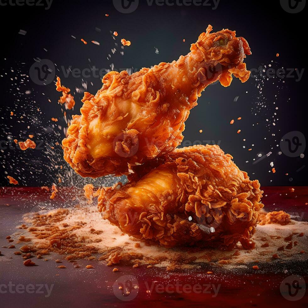 Fried Chicken AI Generated photo