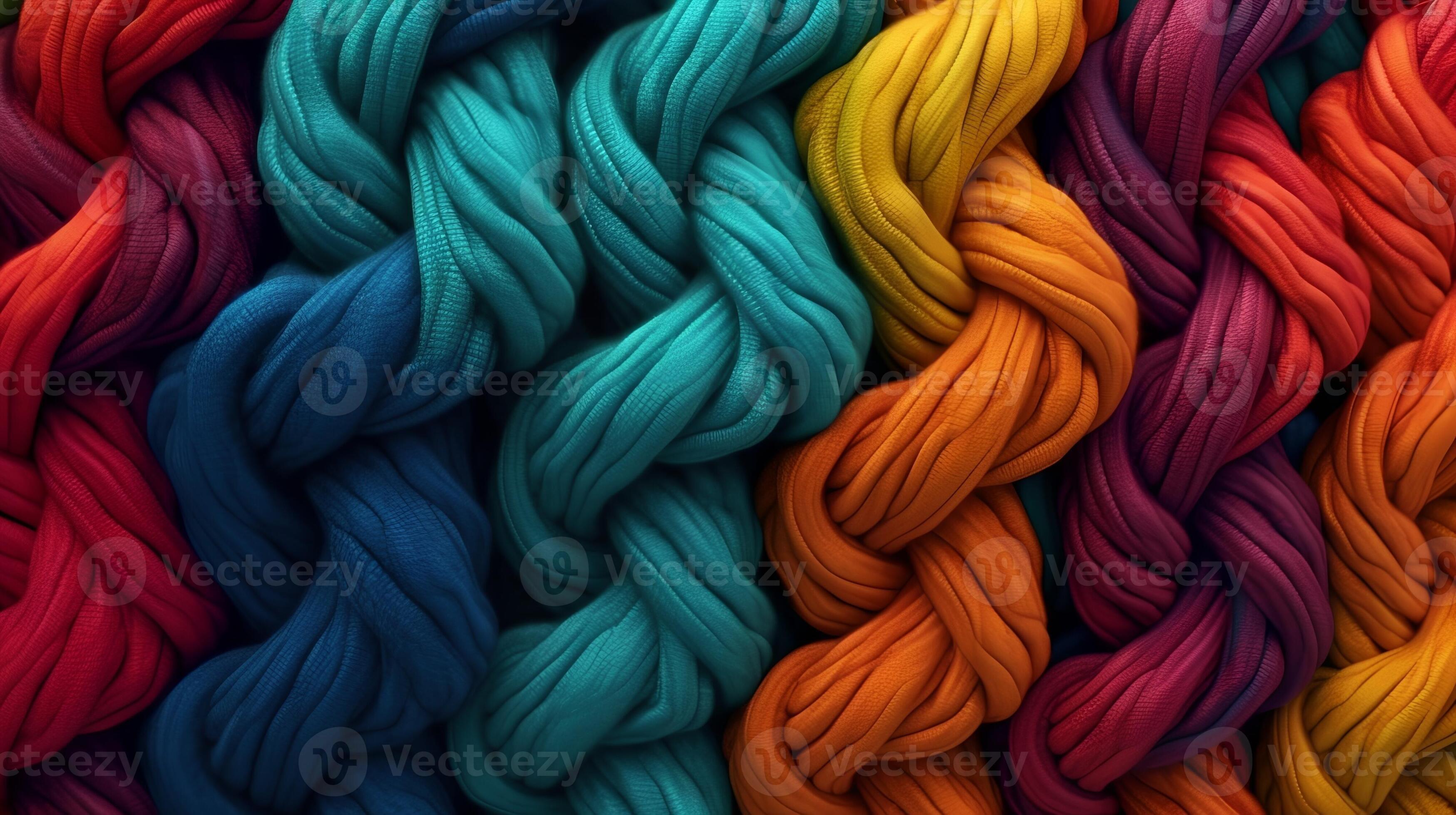 Colorful Braided Fabric Background AI Generated 26510591 Stock Photo at