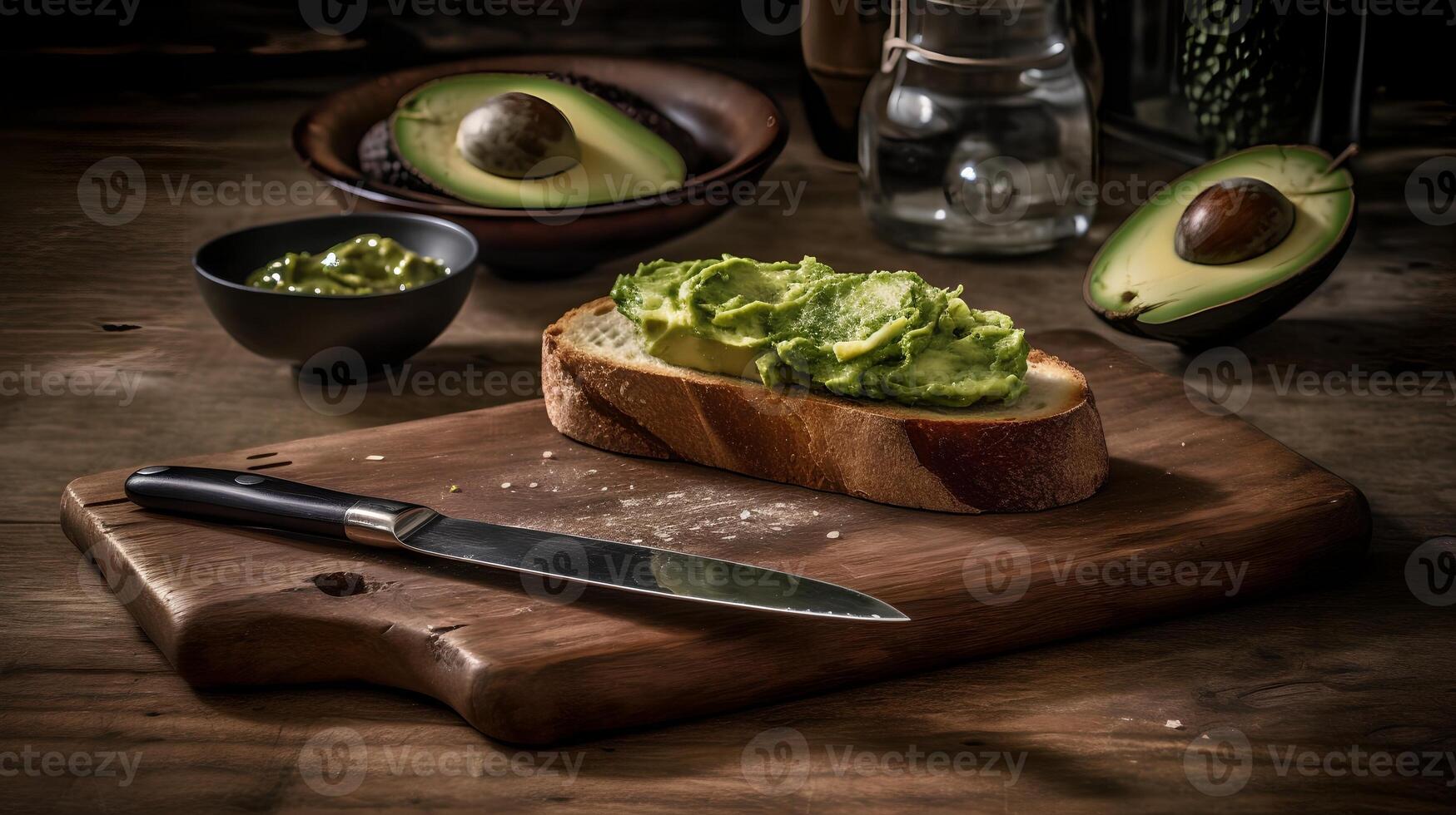 Avocado toast aesthetic photo