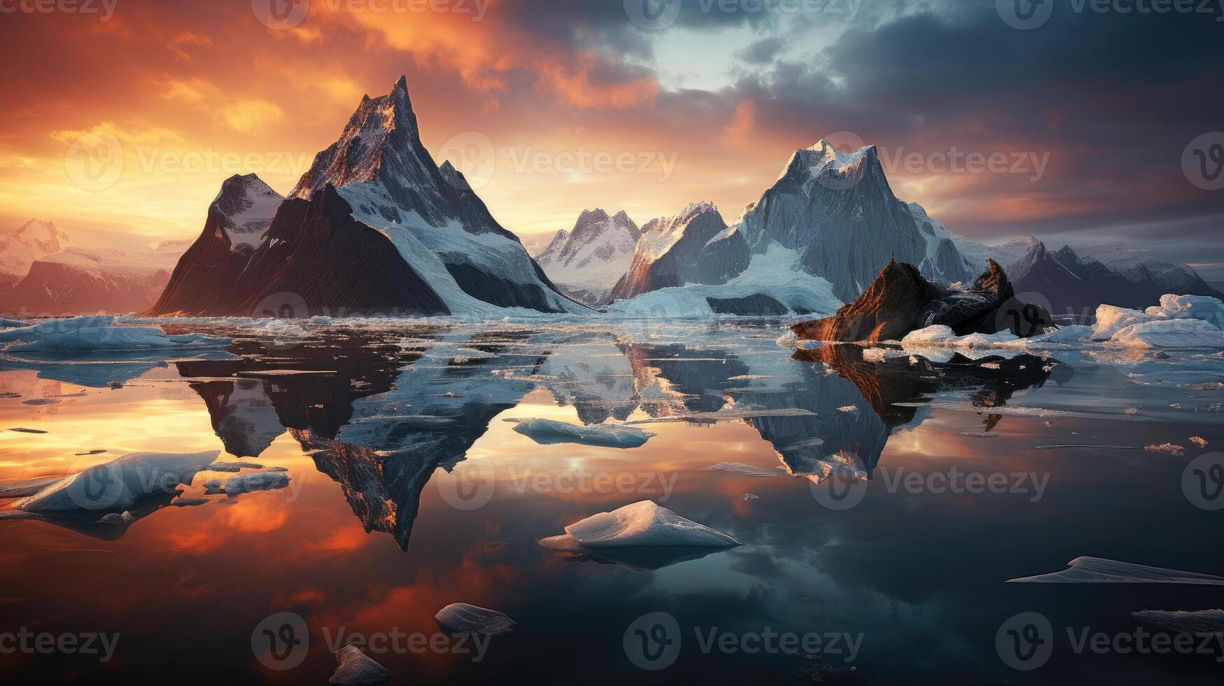 Iceberg in antarctica photo