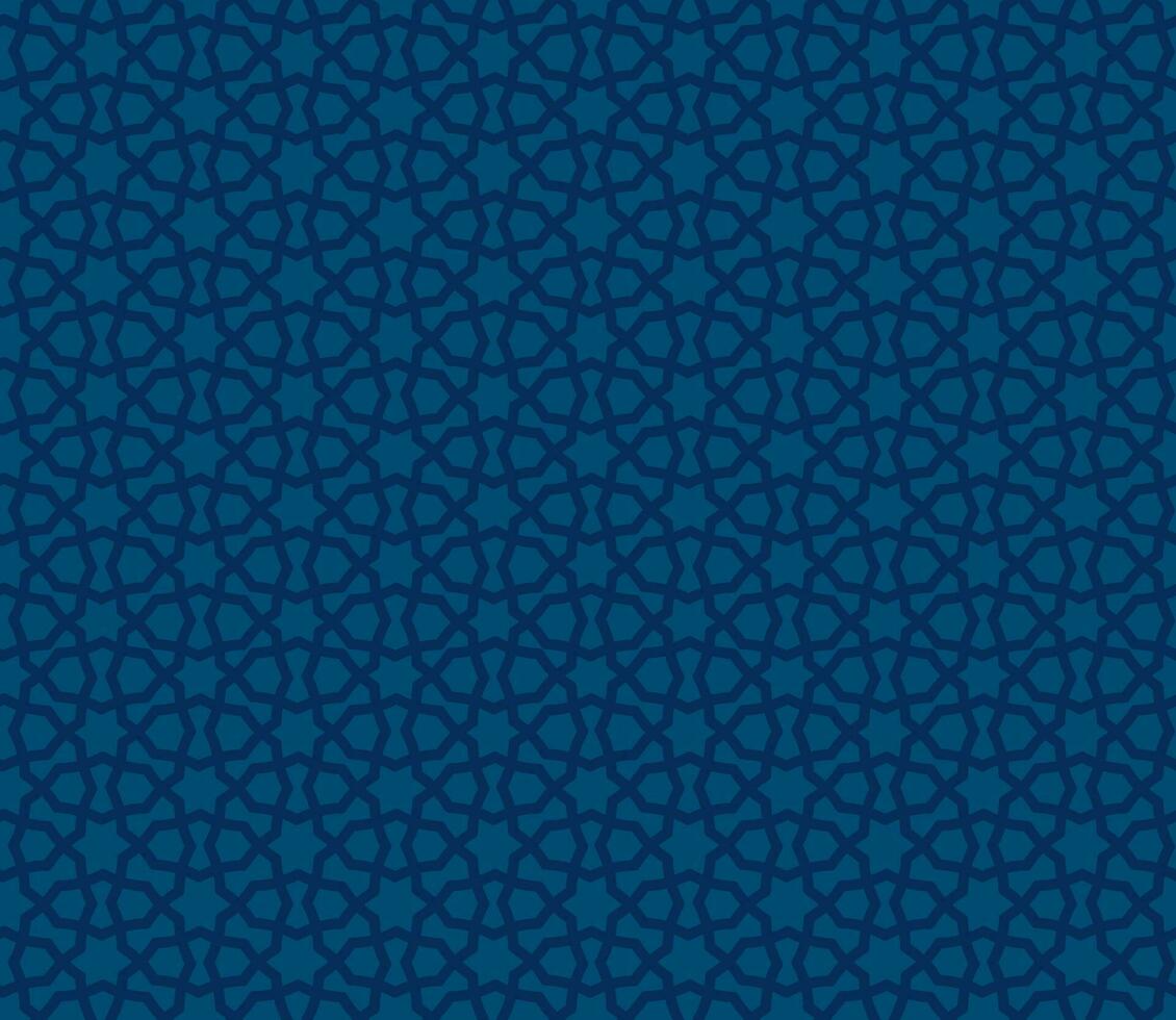 Abstract seamless pattern. Arabic line ornament with geometric shapes. vector