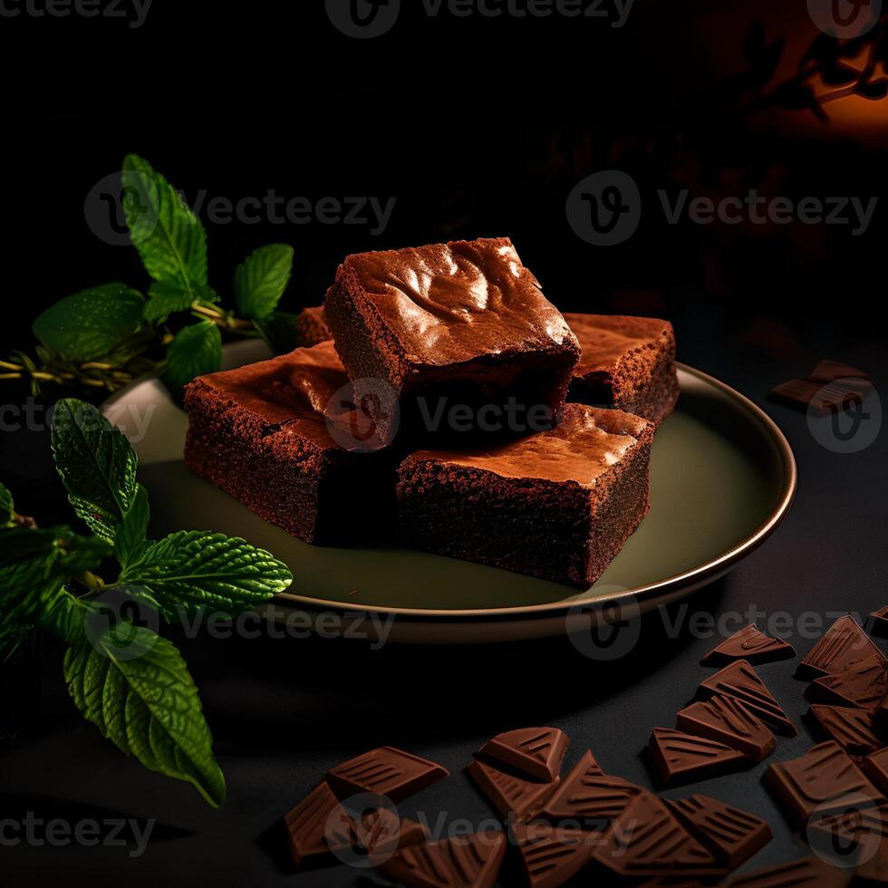 Brownies aesthetic graphic art photo