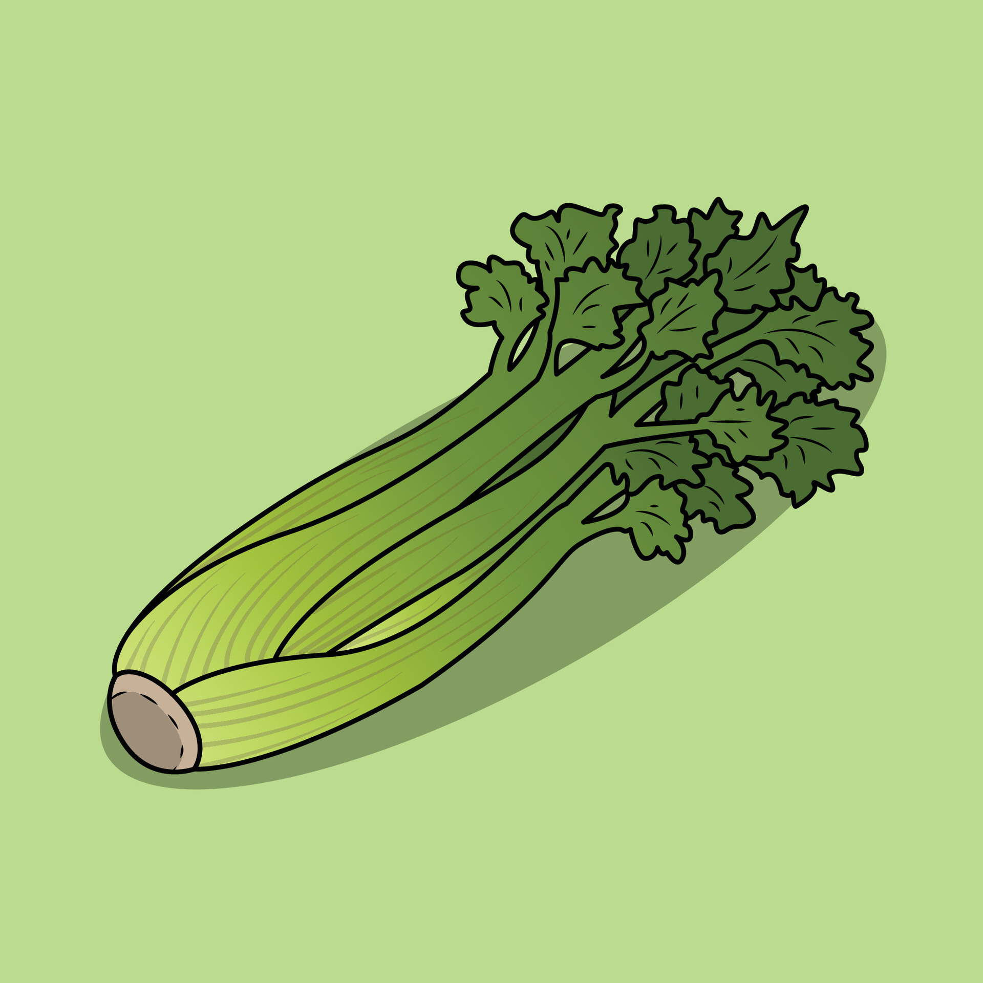 The Illustration of Celery 26511124 Vector Art at Vecteezy