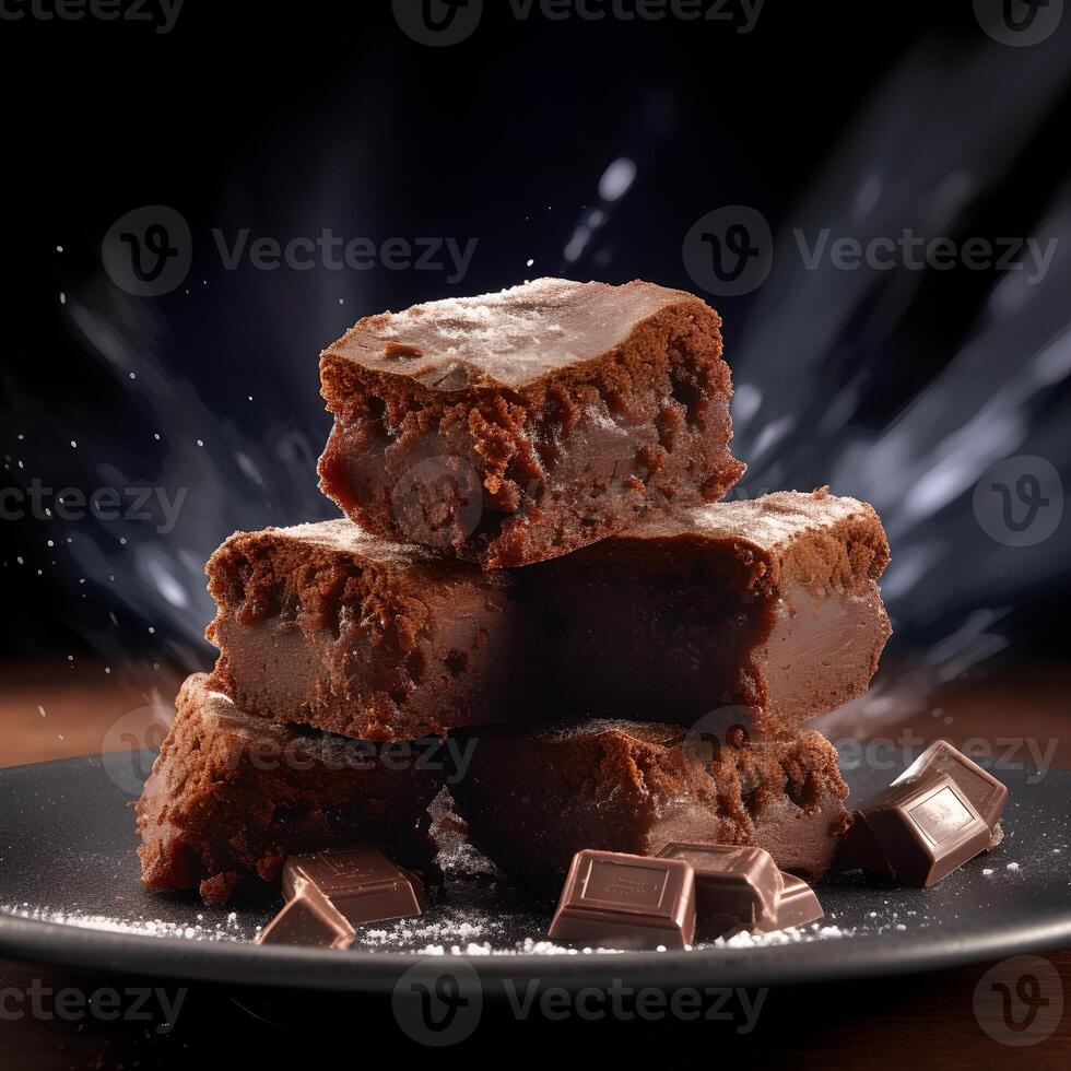 Brownies AI Generated photo