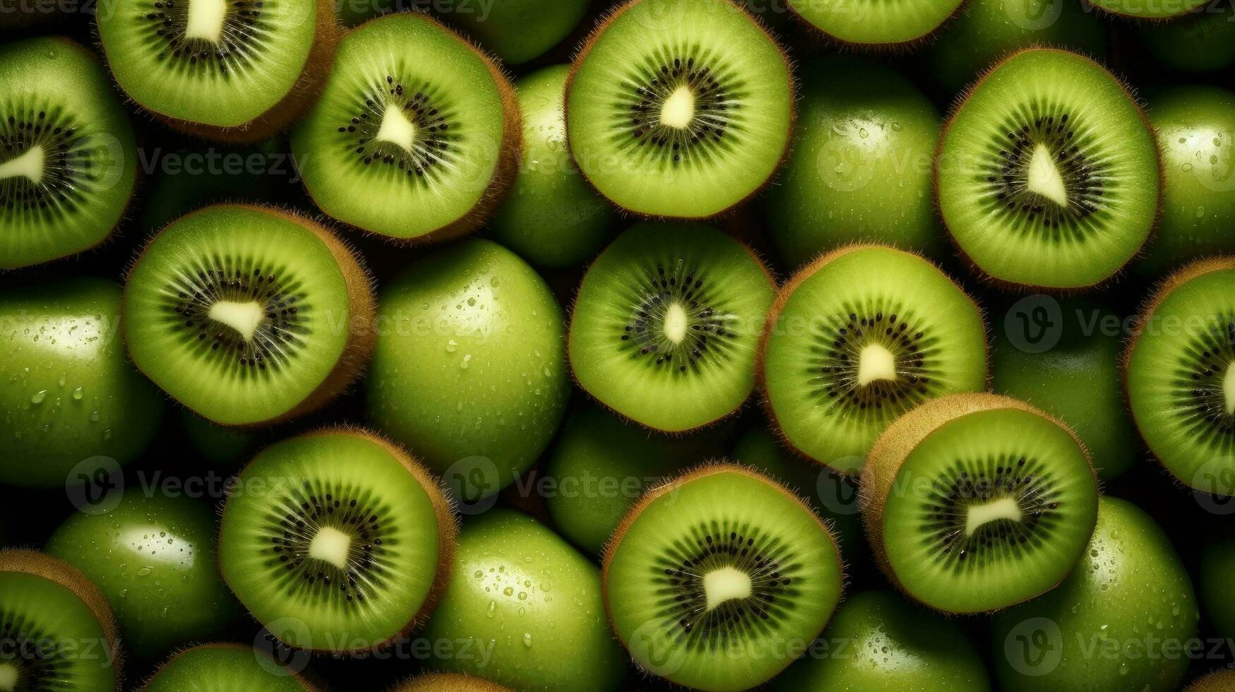 Kiwi fruit background AI Generated photo
