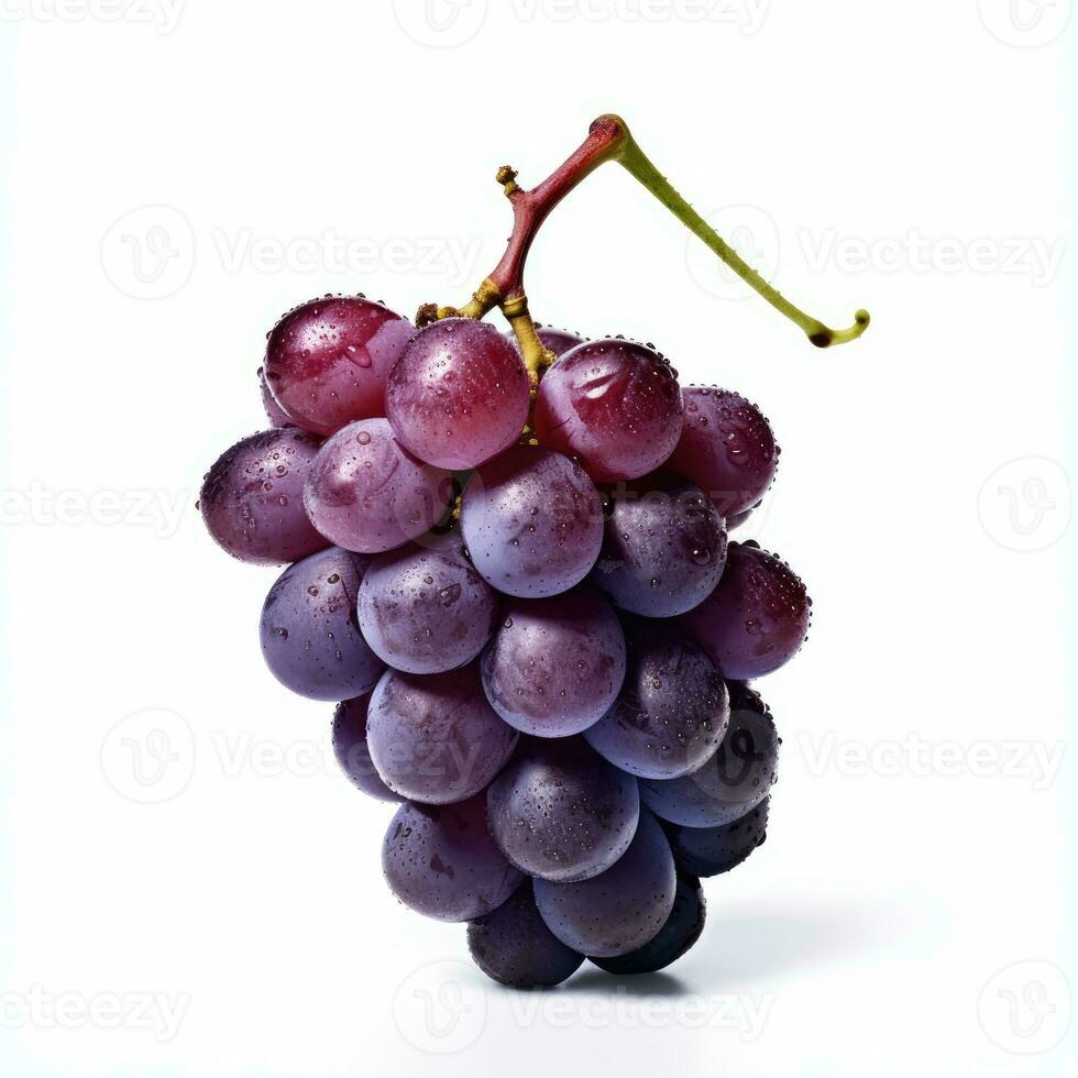 Grape Isolated on White Background AI Generated photo