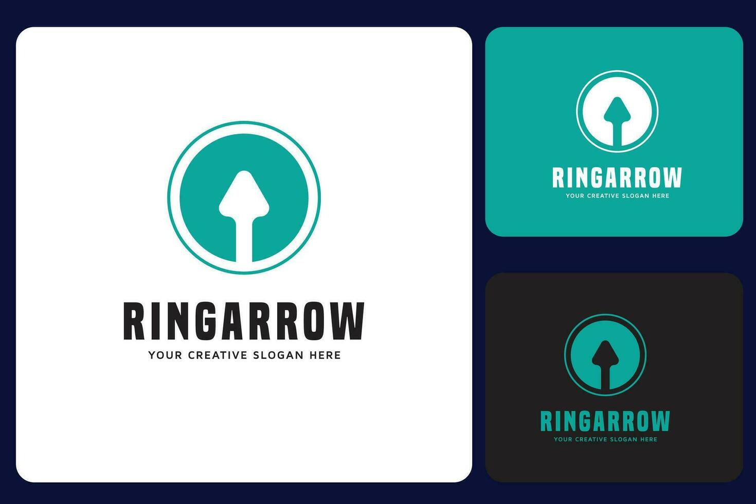 Ring Arrow Logo Design Template vector