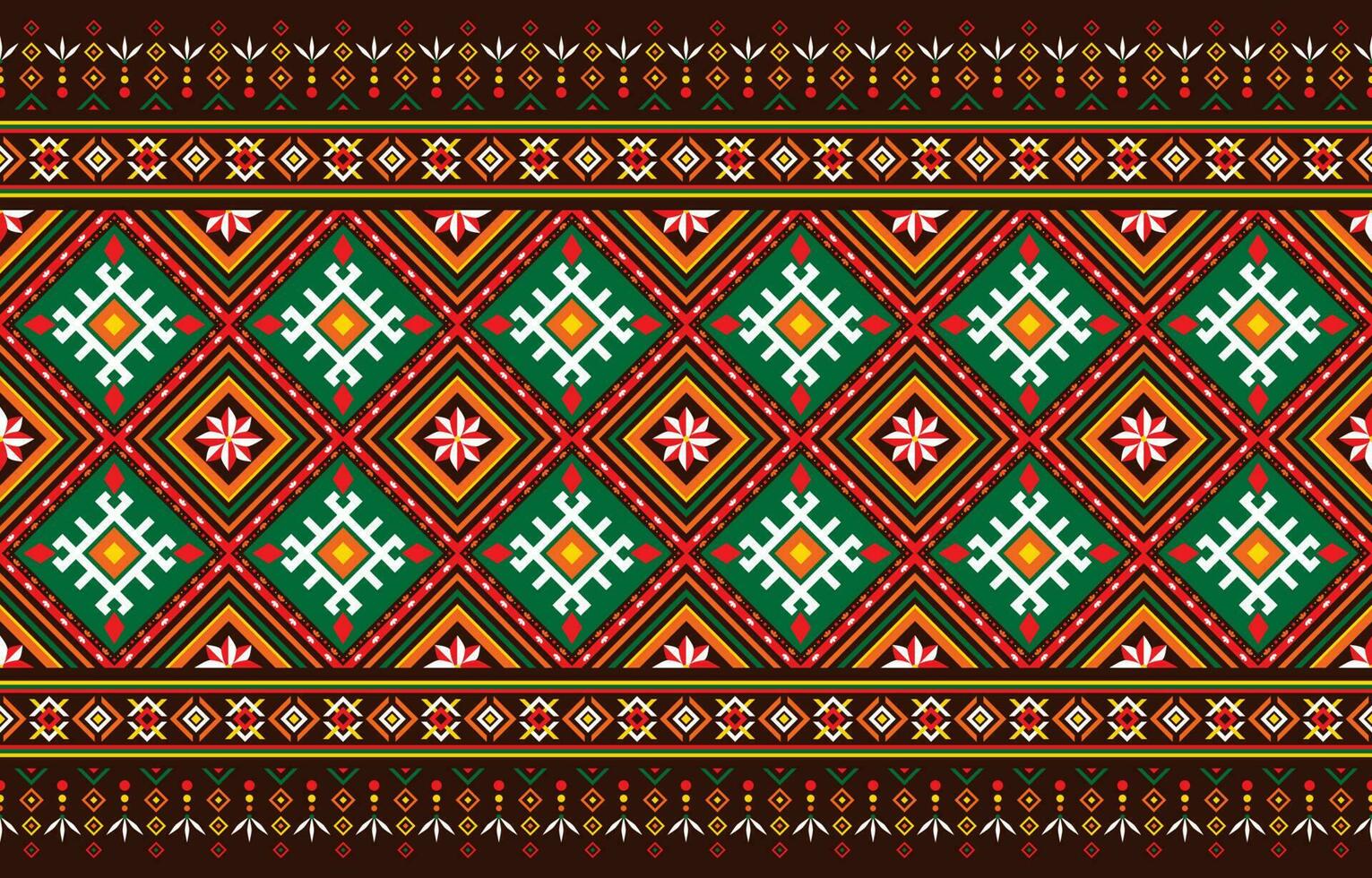 papel tapiz de diseño de fondo de patrón geométrico étnico abstracto, frontera india. vector de impresión tradicional.