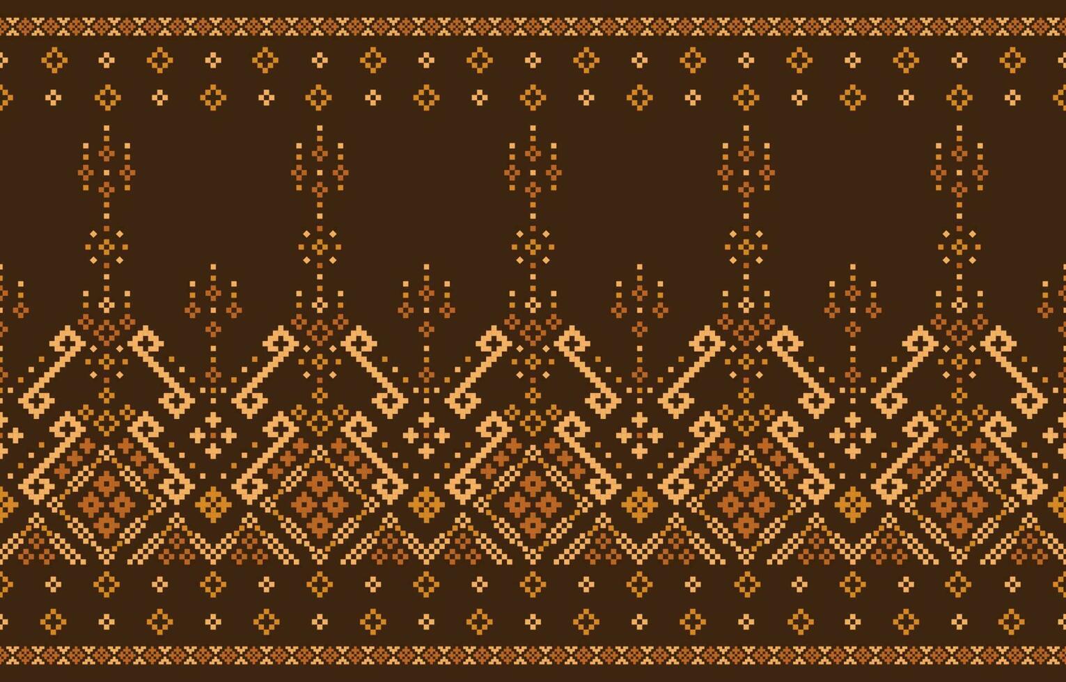 Pixel ethnic patterns. Sari, Clothing, fabric, batik, Knitwear, batik. vector