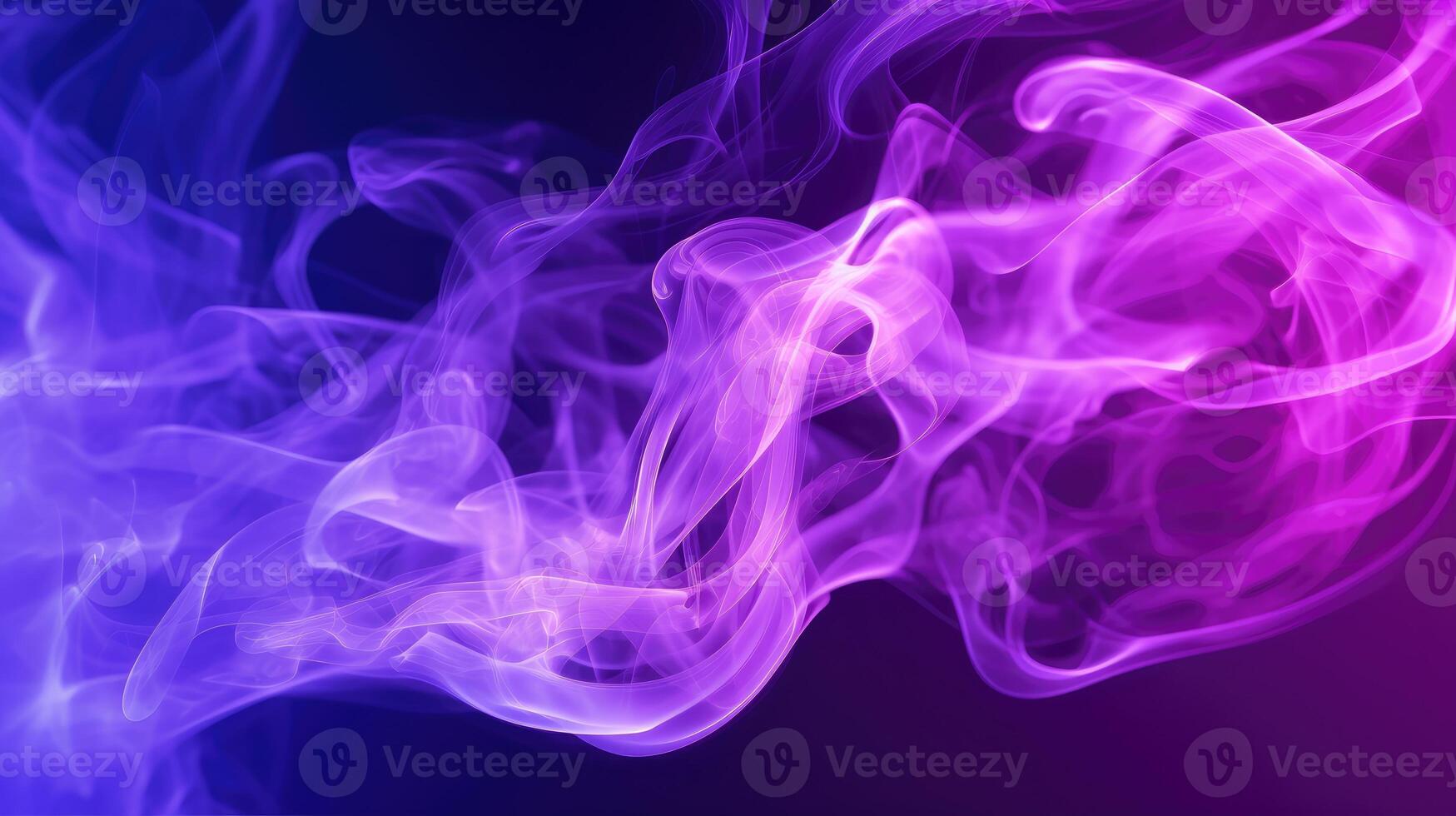 Neon Purple Smoke Background AI Generated photo