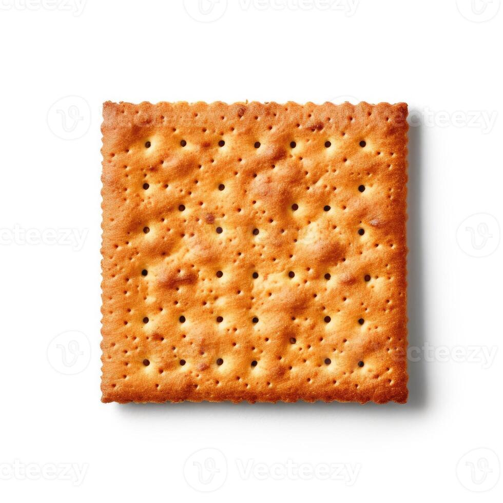 Cracker Isolated on White Background photo