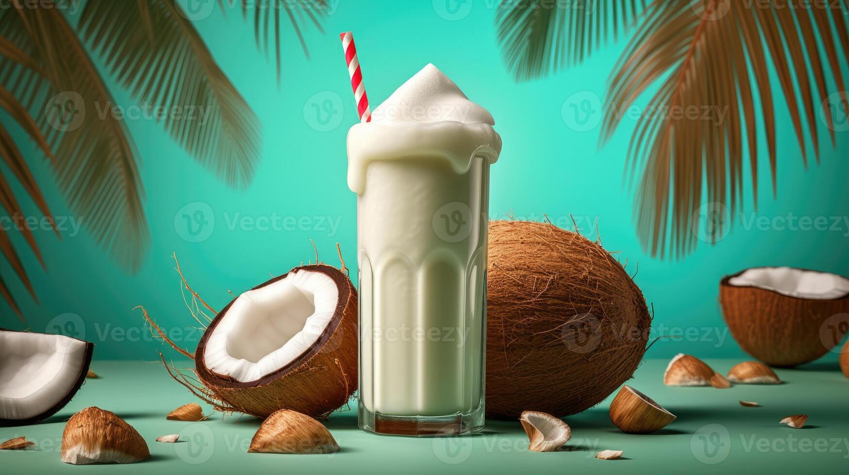 Tropical coconut juice AI Generated 26511845 Stock Photo at Vecteezy