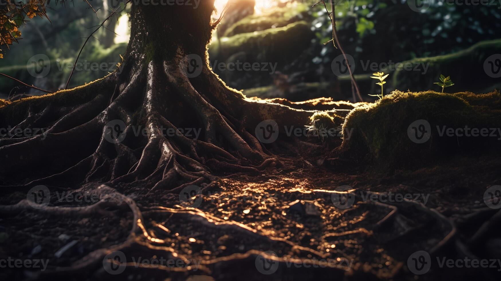 Tree Roots aesthetic photo