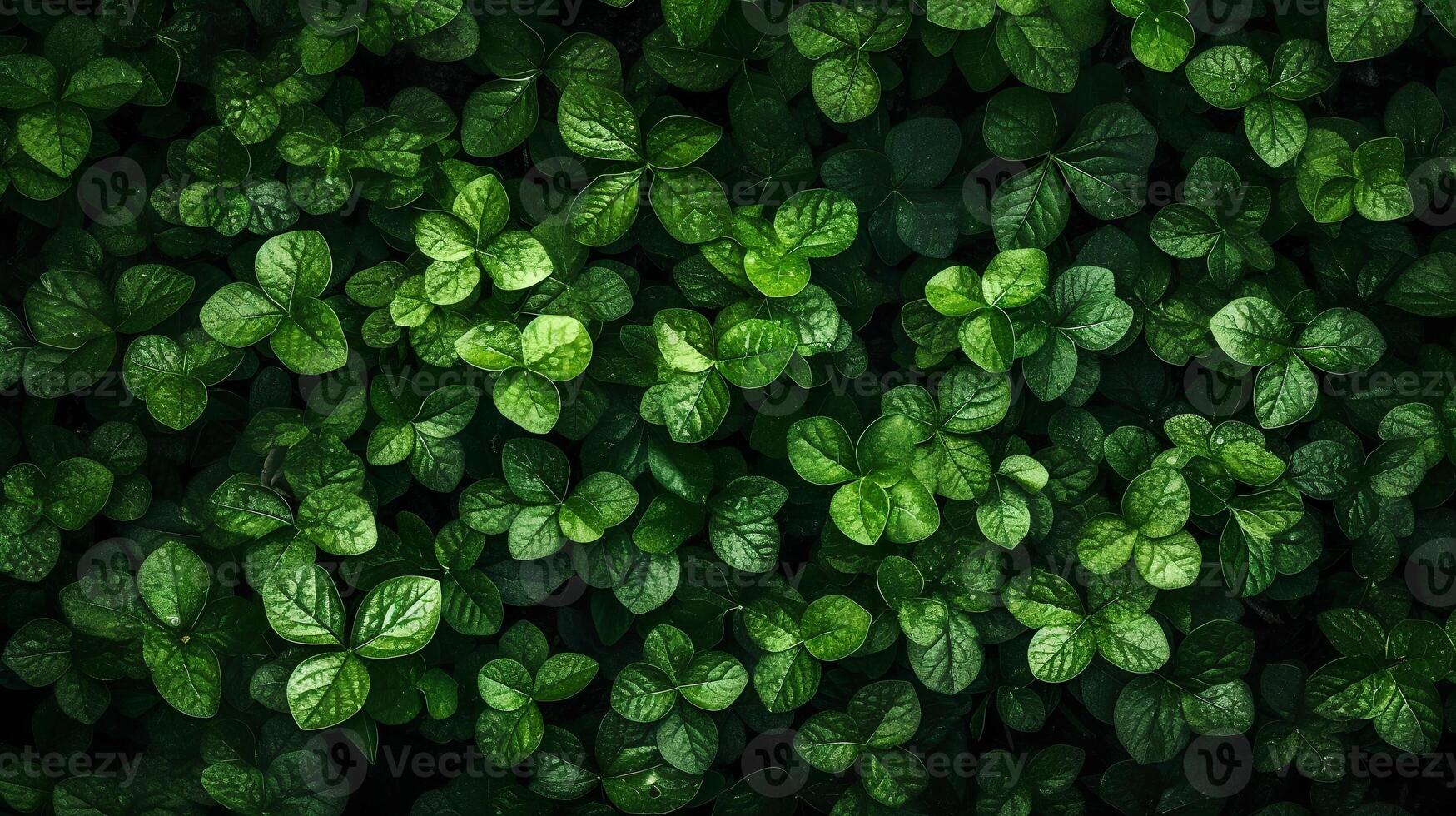 Small Green Leaves background photo