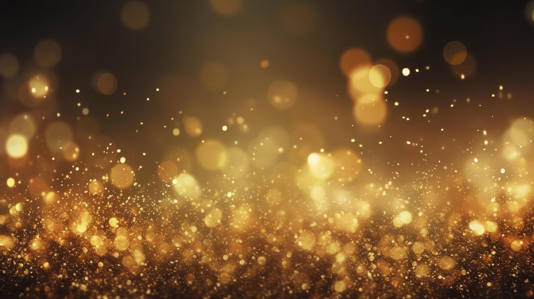 Abstract luxury gold background with gold particles. glitter vintage lights  background. Christmas Golden light shine particles bokeh on dark  background. Gold foil texture. Holiday. AI Generative 26512239 Stock Photo  at Vecteezy