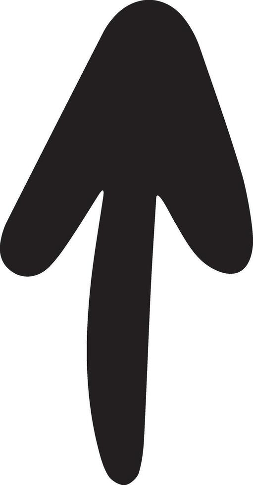 Black arrow illustration vector