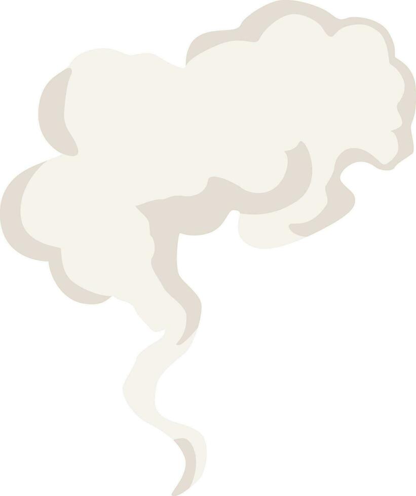 Cartoon explosion, steam clouds, puff, mist, fog, watery vapour. Special effect. vector