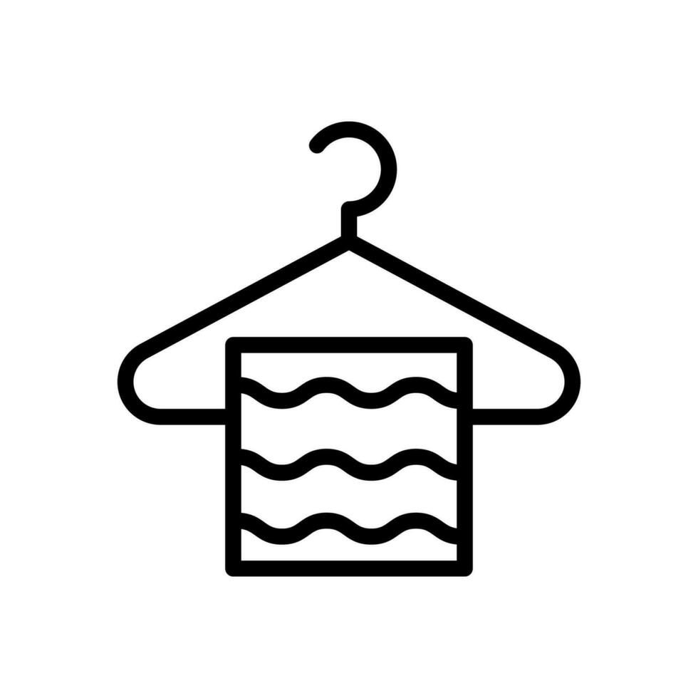 hanger icon line style vector