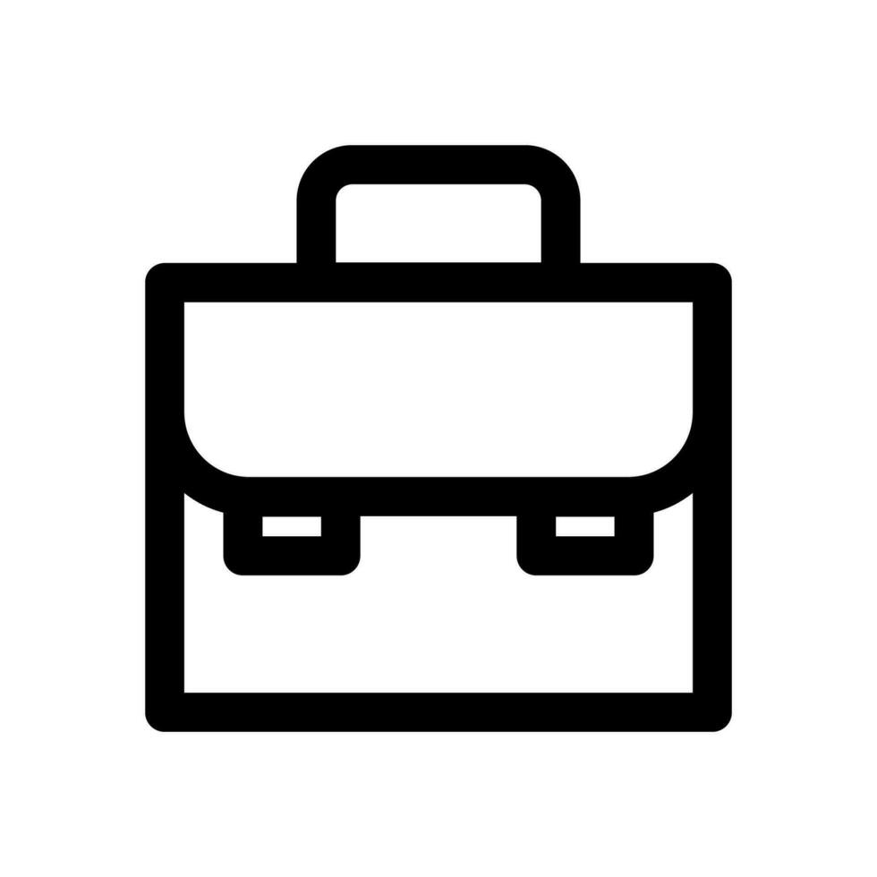 briefcase icon element vector