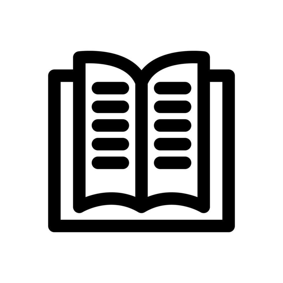 book open icon design element vector