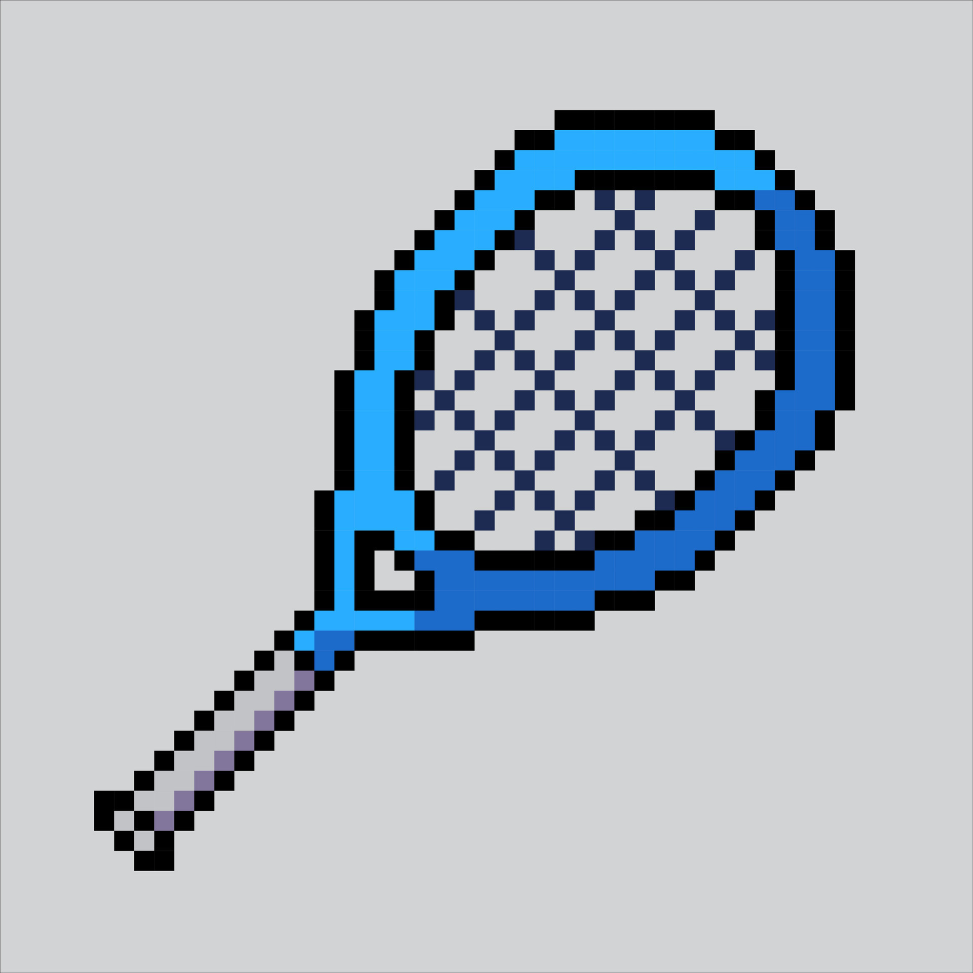 Pixel art illustration Racket. Pixelated Tennis Racket. Sports Tennis