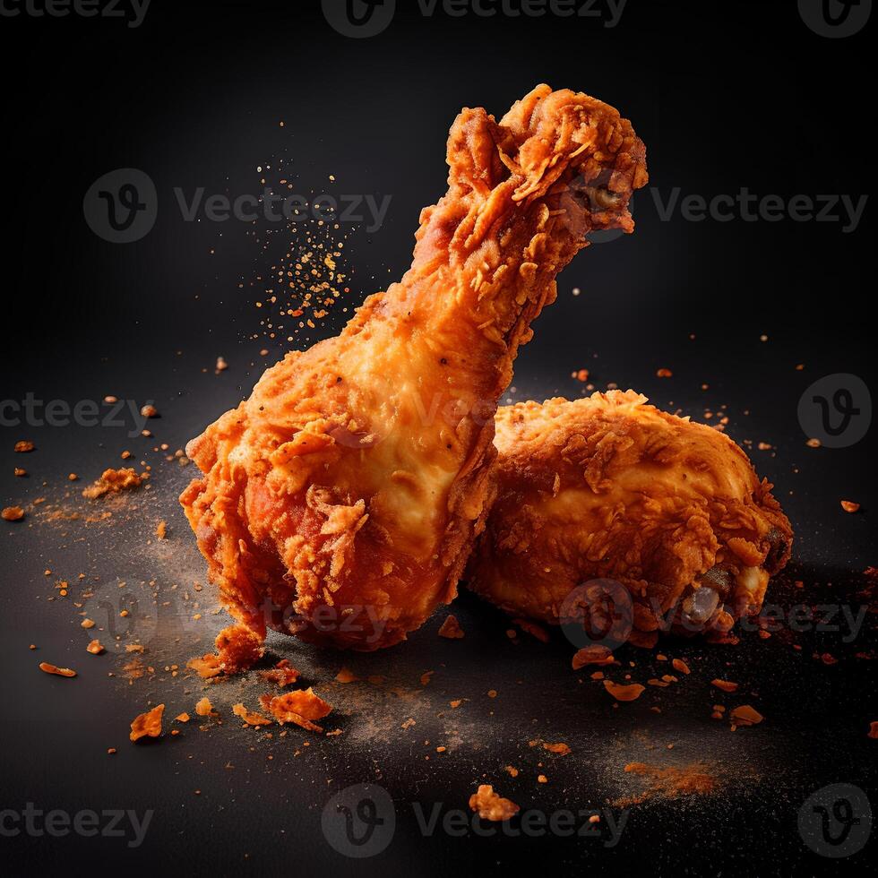 Fried Chicken AI Generated photo