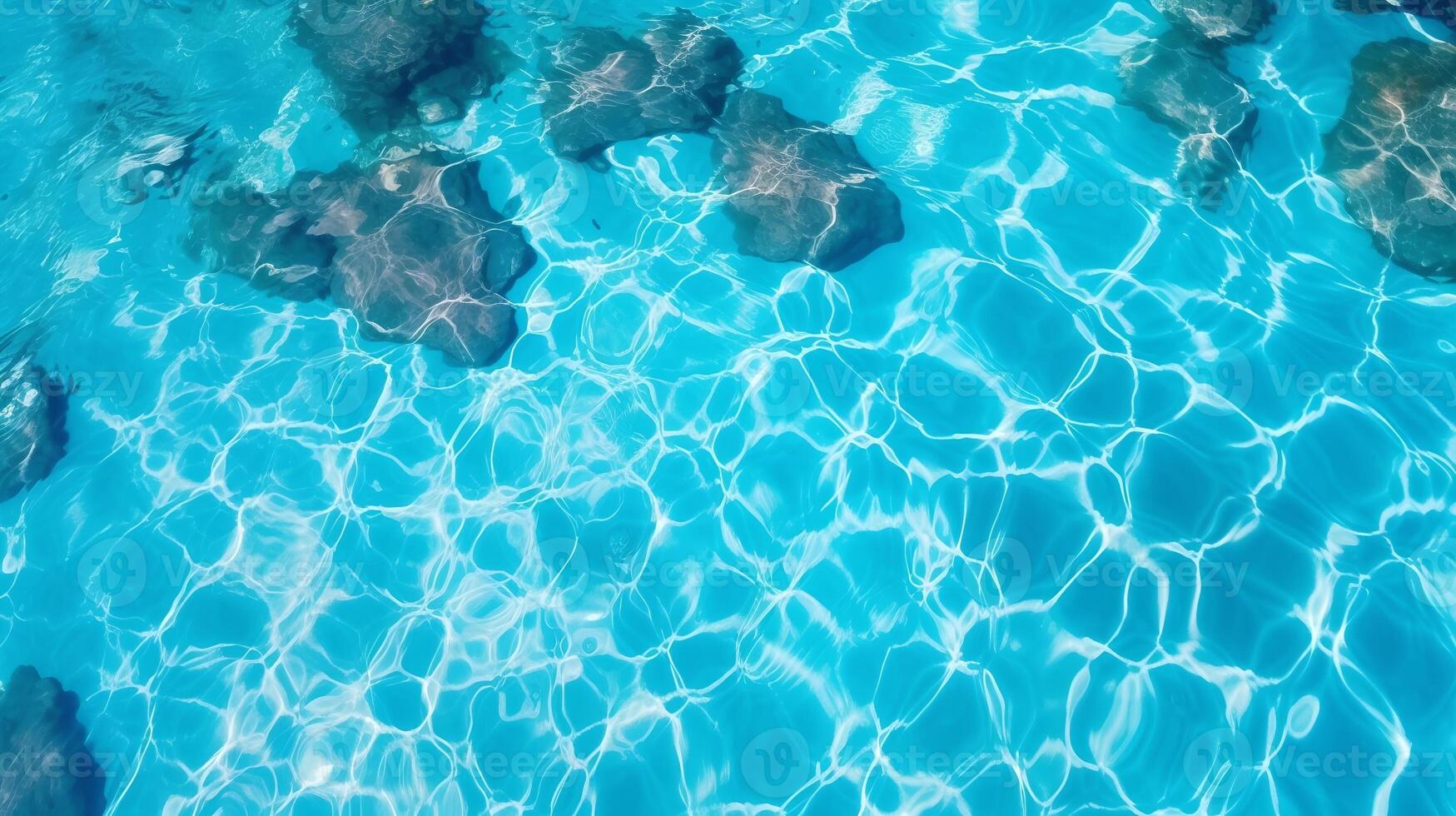 Blue Bright Water Surface photo