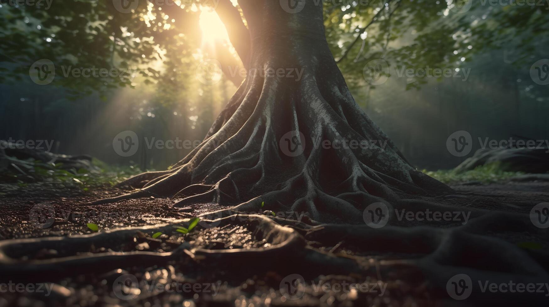 Tree Roots aesthetic photo