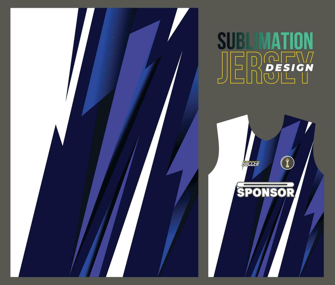 Vector jersey sports design for racing cycling football gaming motocross