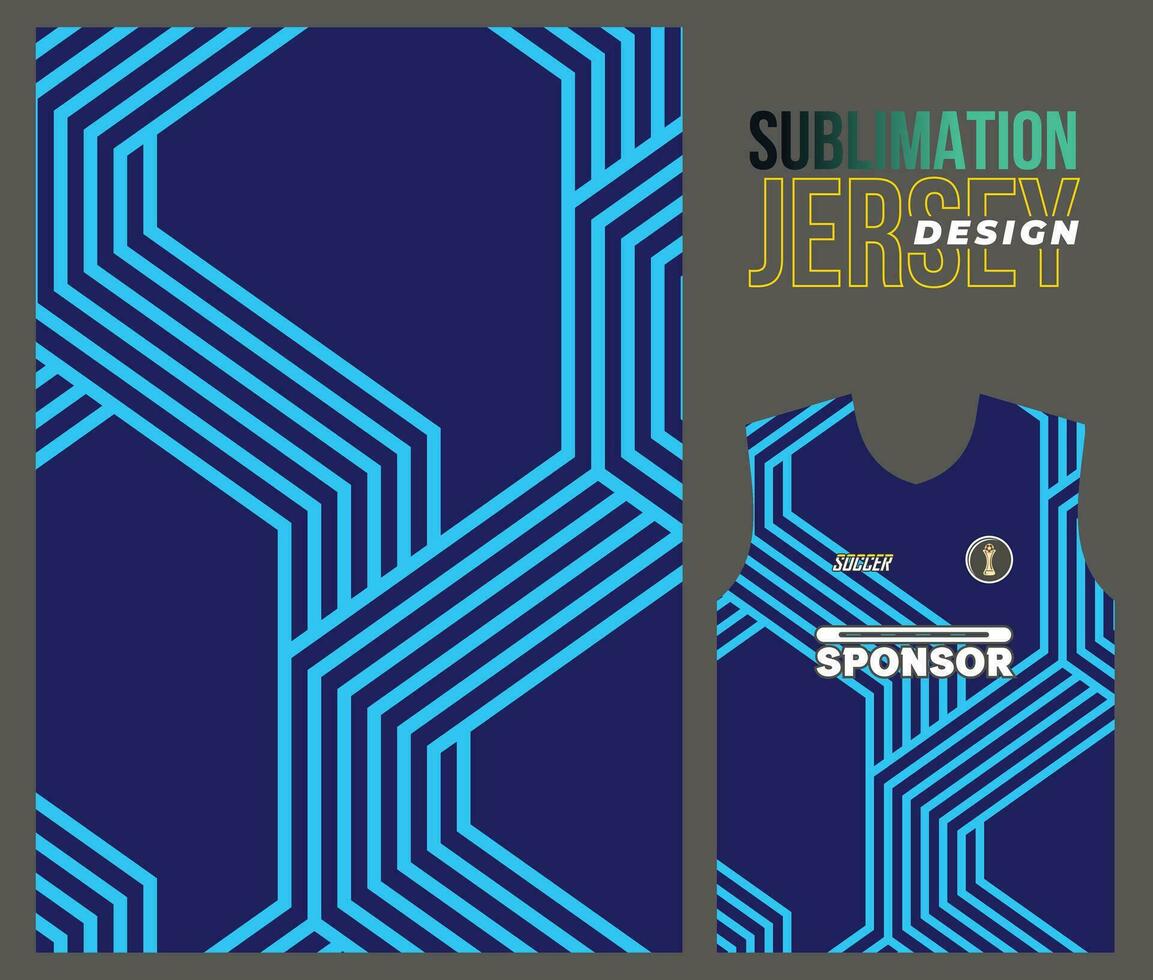 Vector jersey sports design for racing cycling football gaming motocross