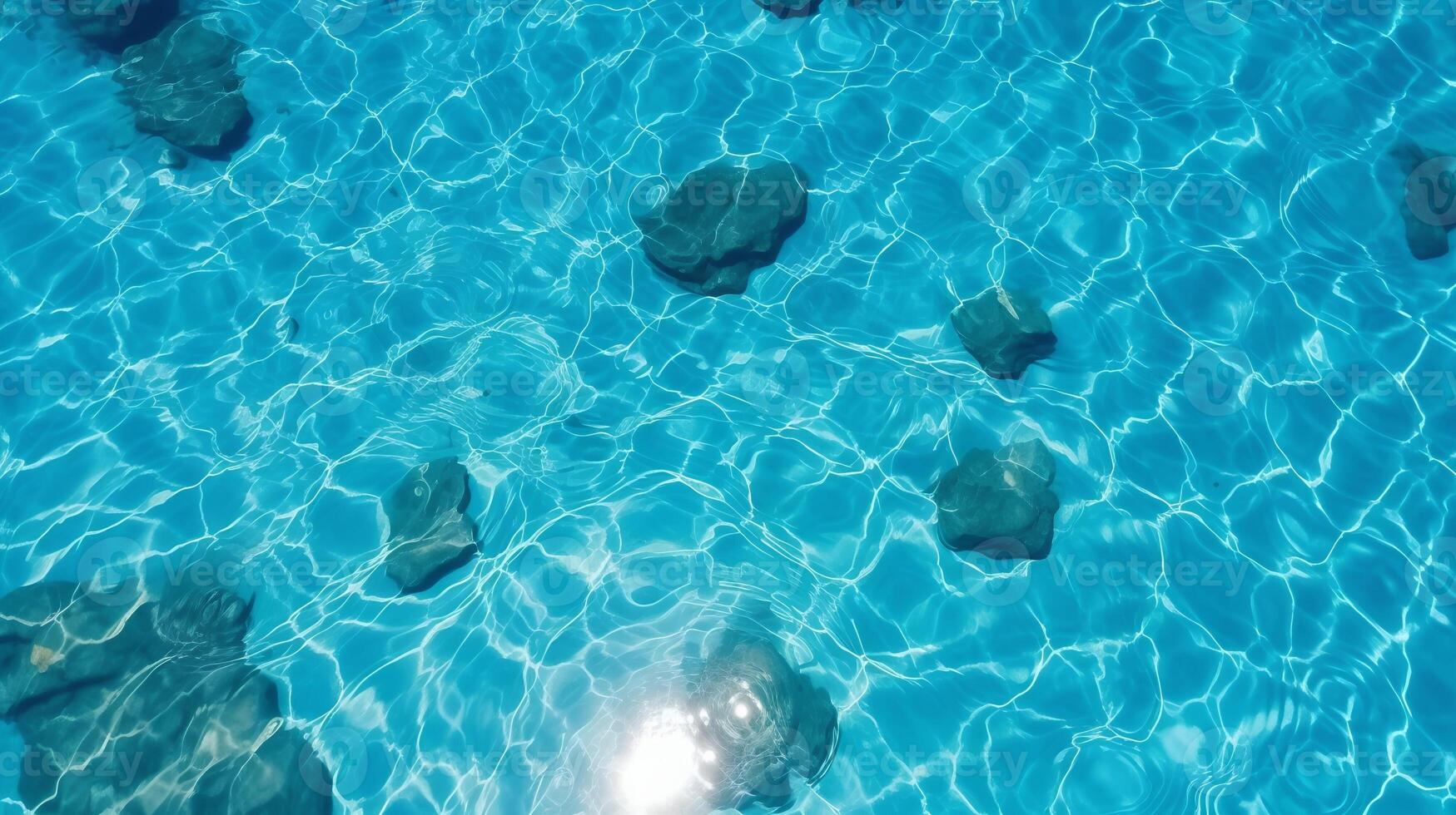 Blue Bright Water Surface photo