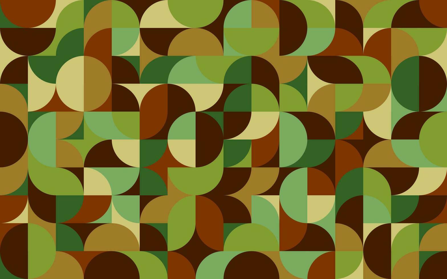 Modern abstract circle flat memphis background. Simple green geometric wallpaper. vector