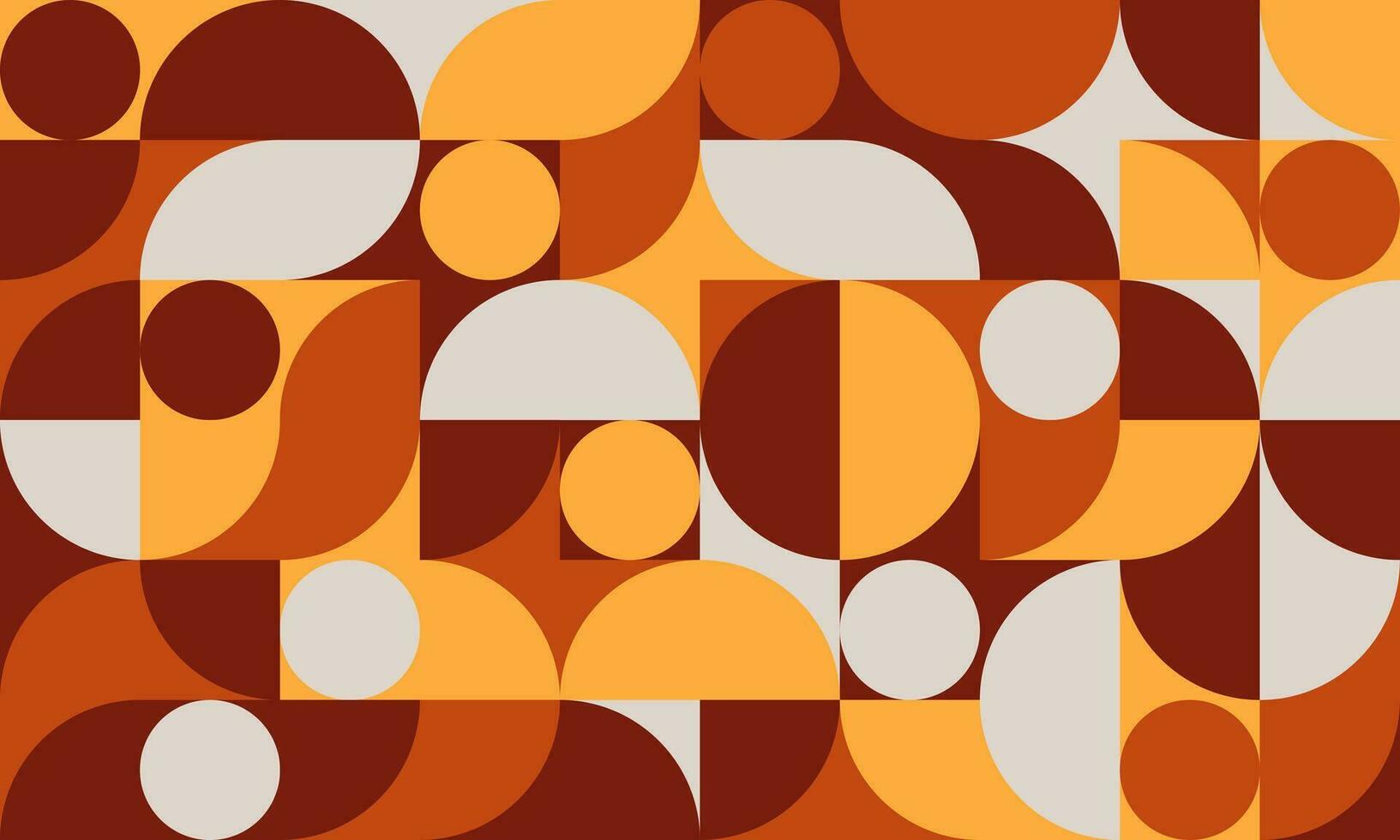 Minimalist round abstract memphis background. Modern colorful circle wallpaper. vector