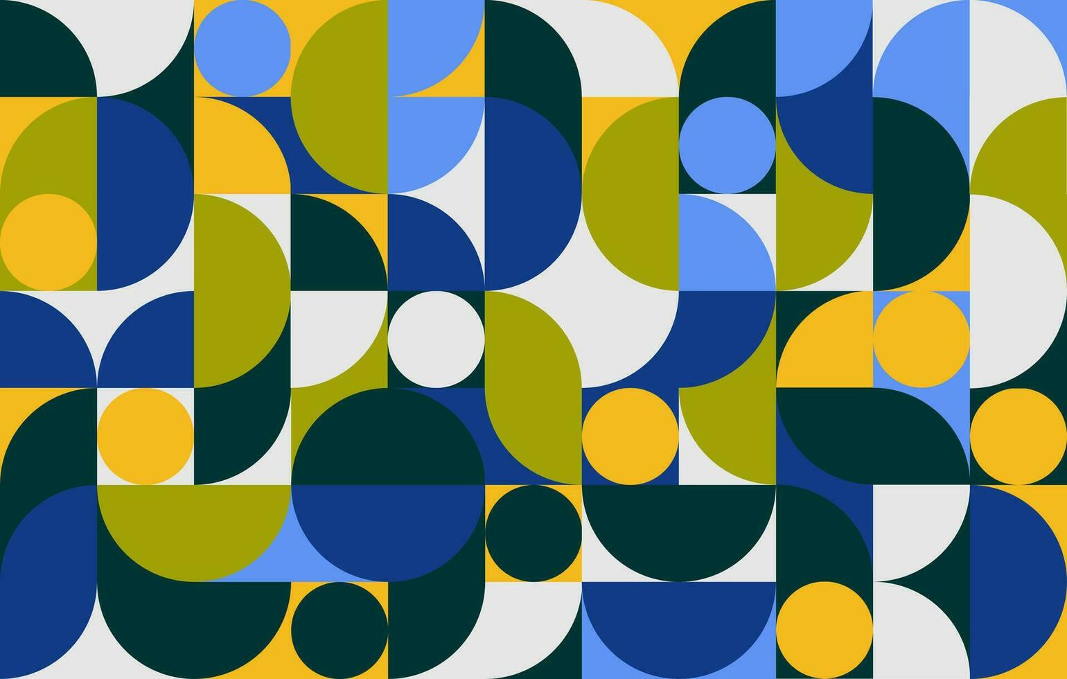 Minimalist semi circle flat memphis abstract background. Modern round wallpaper. vector