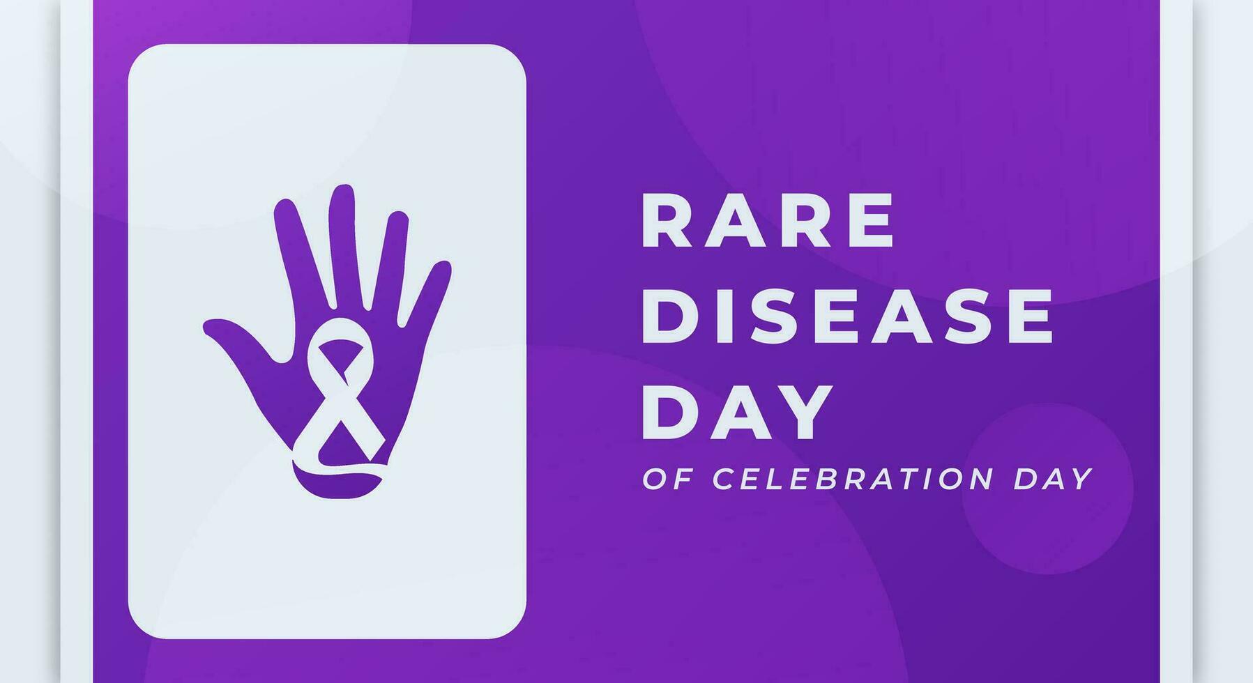 Rare Disease Day Celebration Vector Design Illustration for Background, Poster, Banner, Advertising, Greeting Card