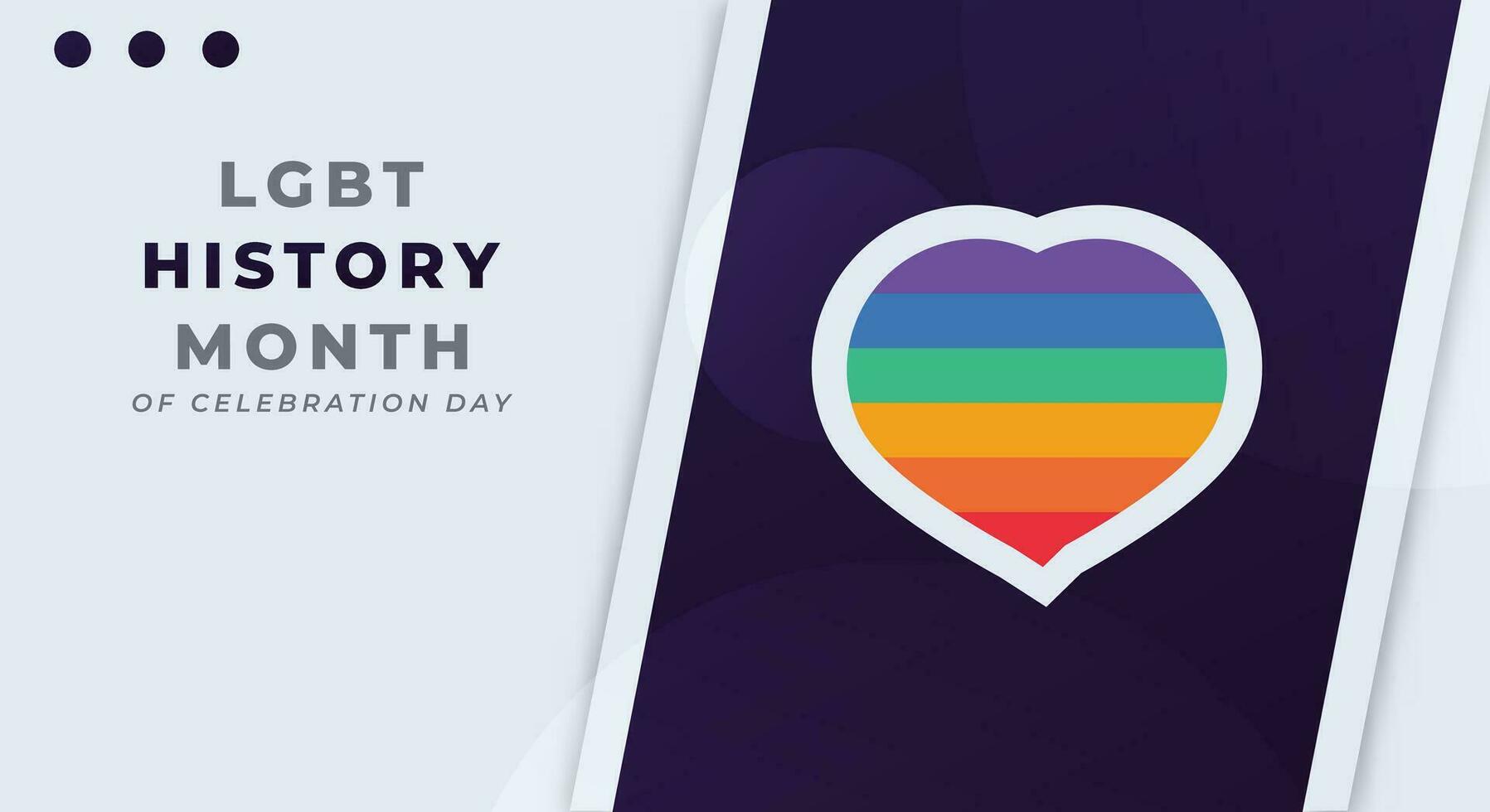 National LGBT History Month Celebration Vector Design Illustration for Background, Poster, Banner, Advertising, Greeting Card