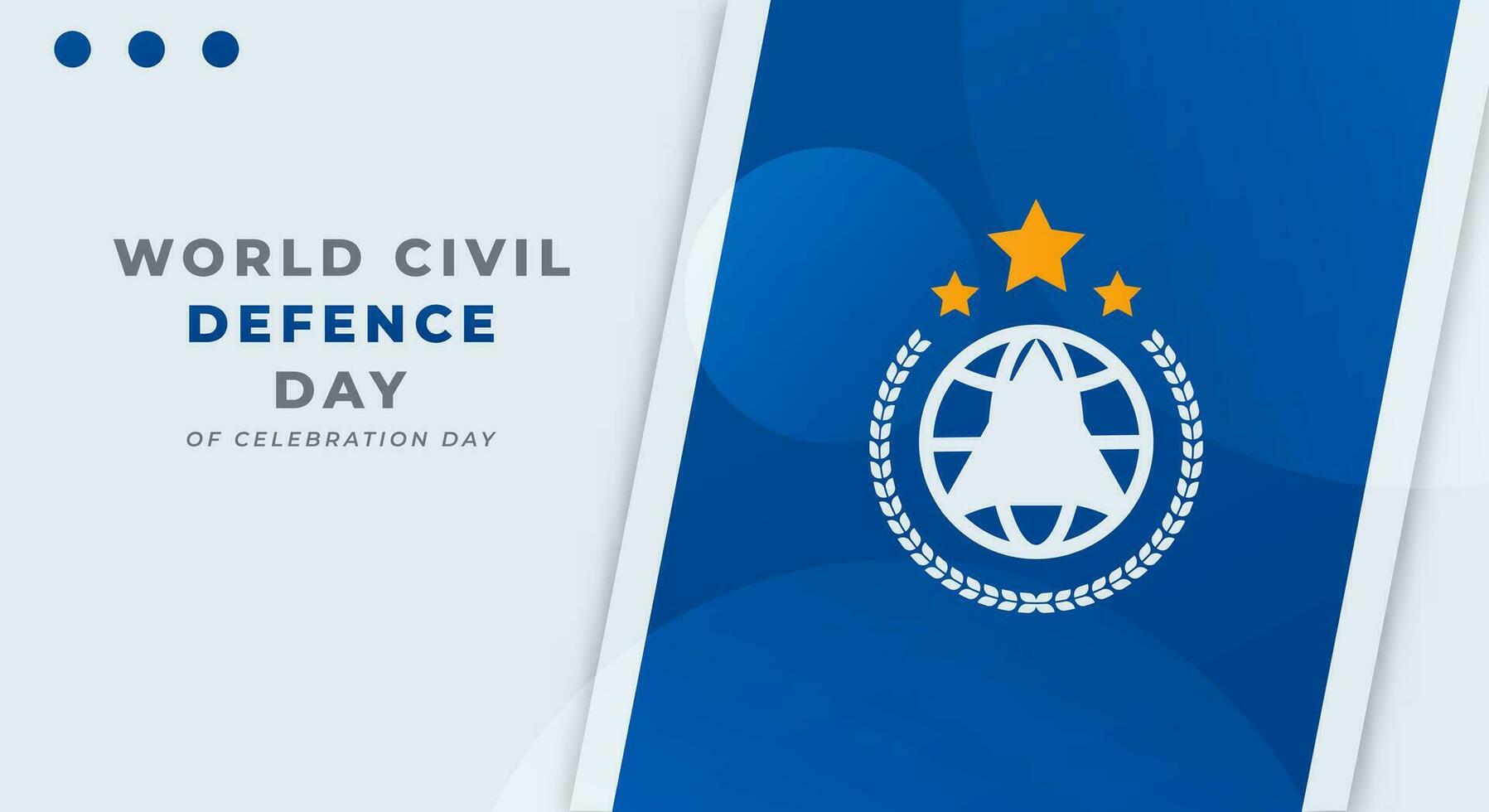 World Civil Defence Day Celebration Vector Design Illustration for Background, Poster, Banner, Advertising, Greeting Card