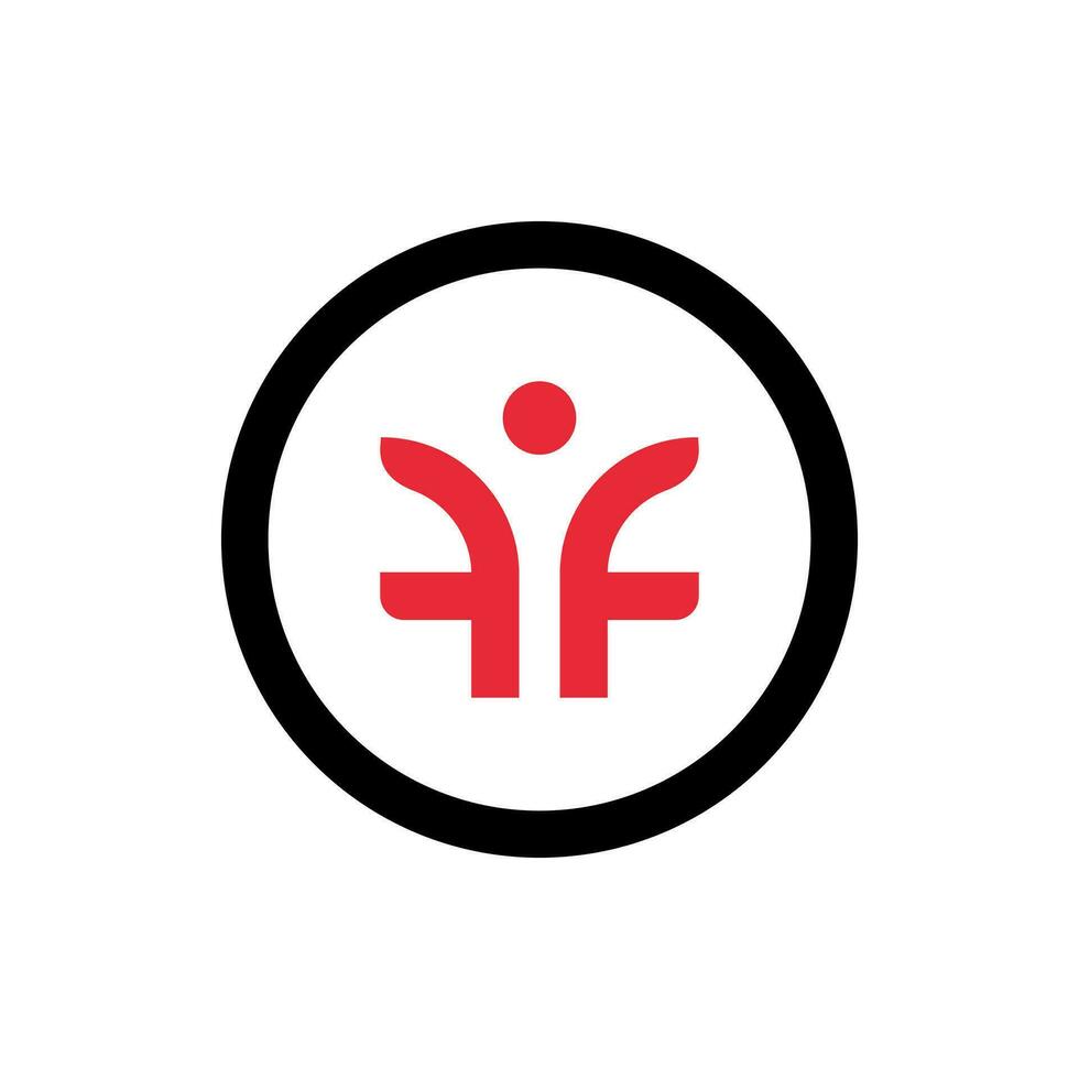 ff logo design for company business 26513676 Vector Art at Vecteezy