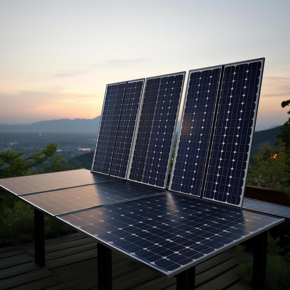 Solar Panel Background Photo