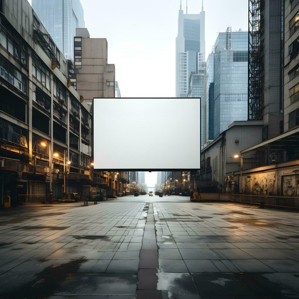 Billboard HD Photo Mockup Photo AI Generative