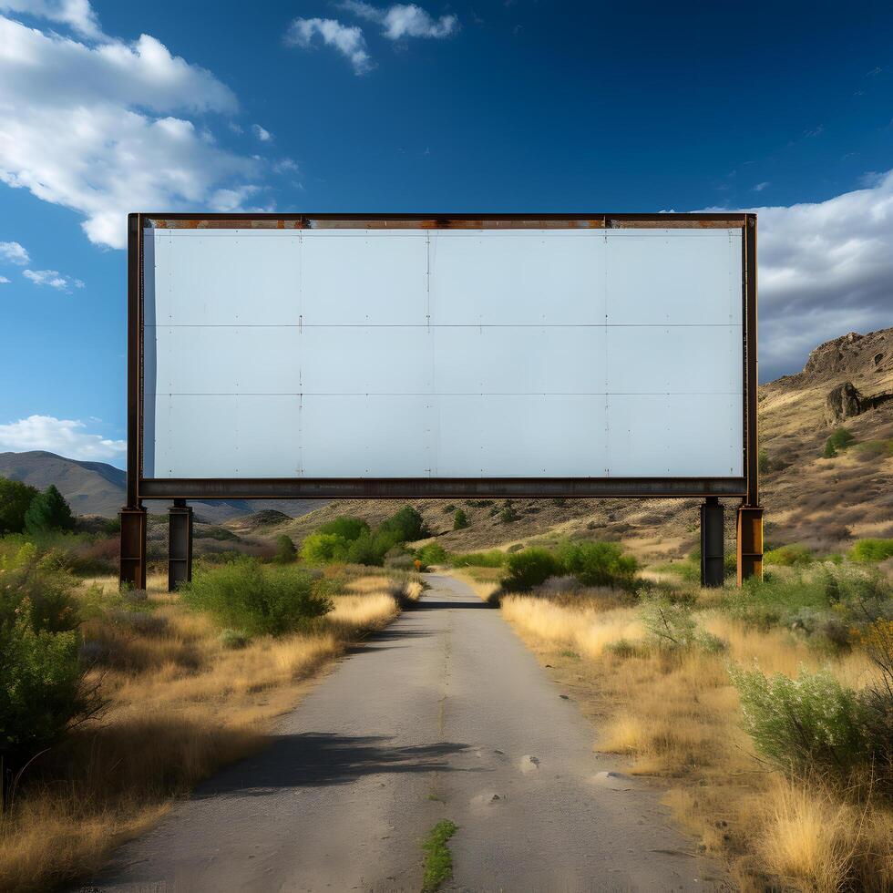 Billboard HD Photo Mockup Photo AI Generative