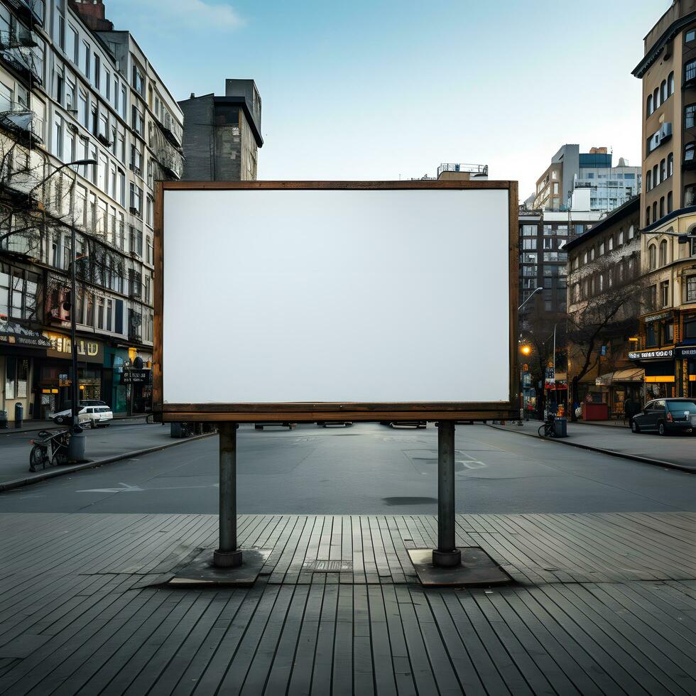 Billboard HD Photo Mockup Photo AI Generative