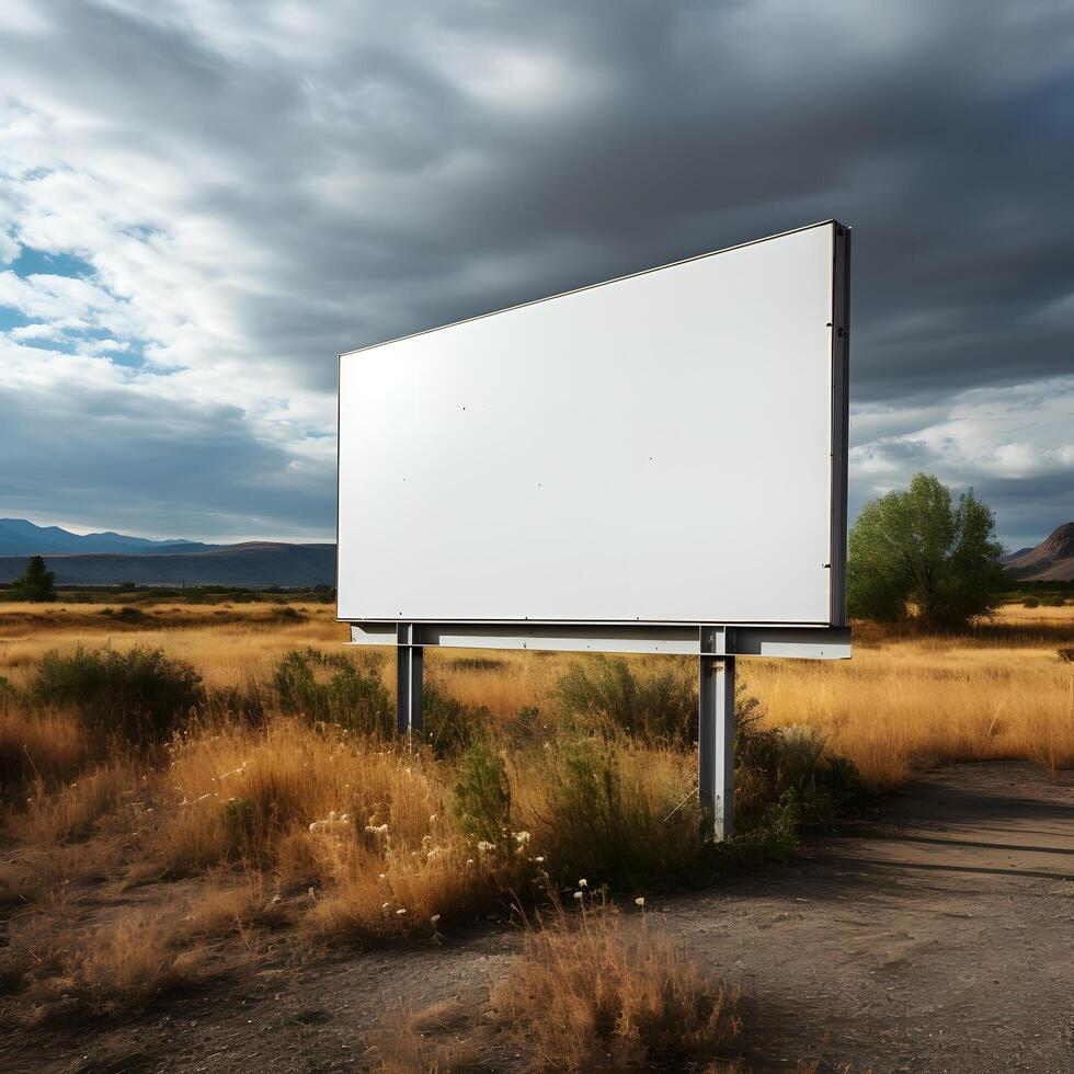 Billboard HD Photo Mockup Photo AI Generative