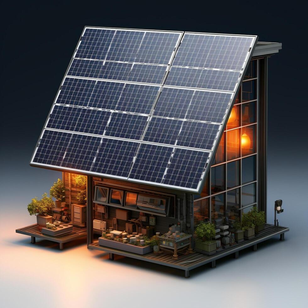 Solar Panel Background Photo