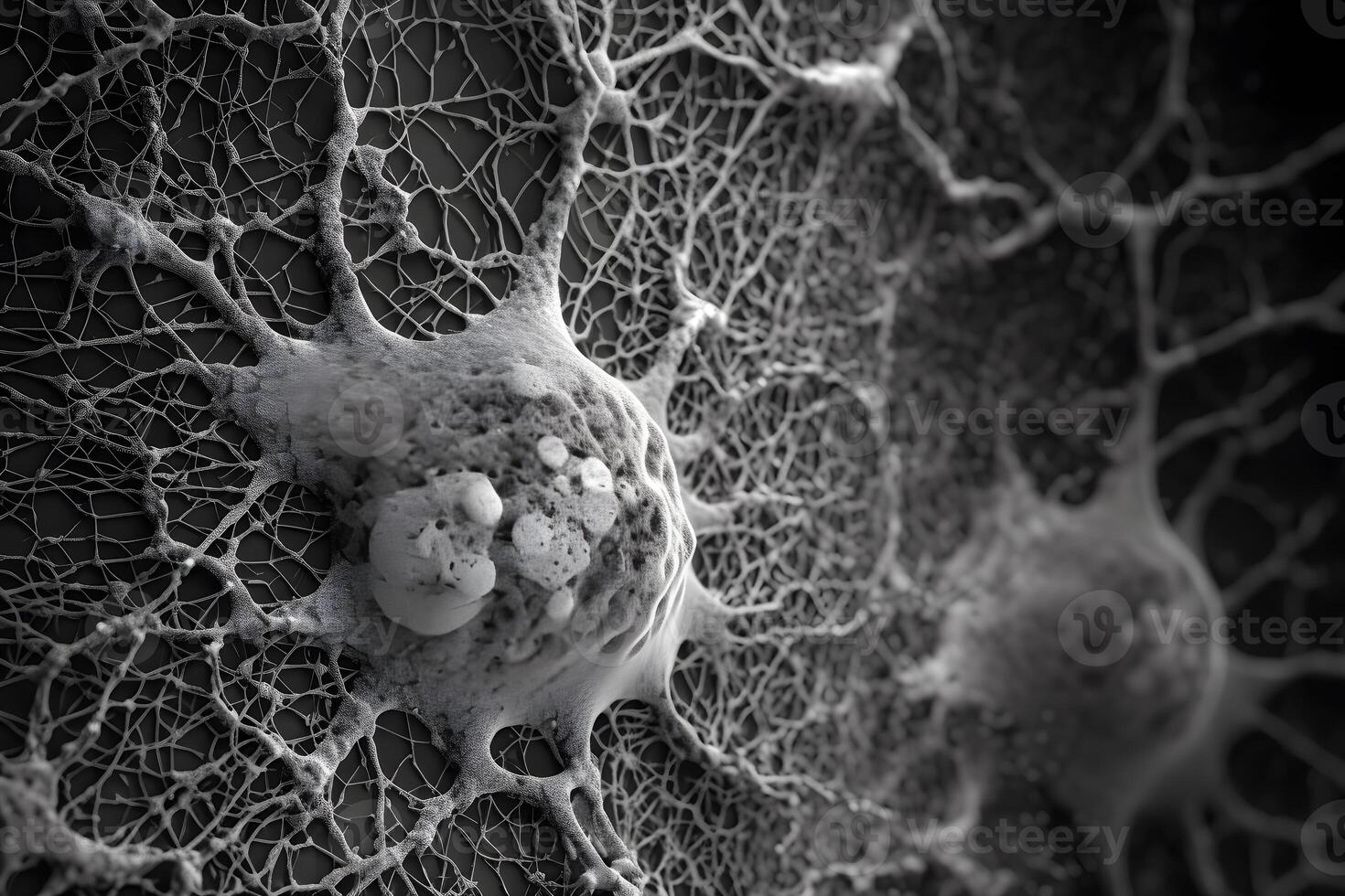 Neural network . Neuron cells of human nervous system . Created by . photo