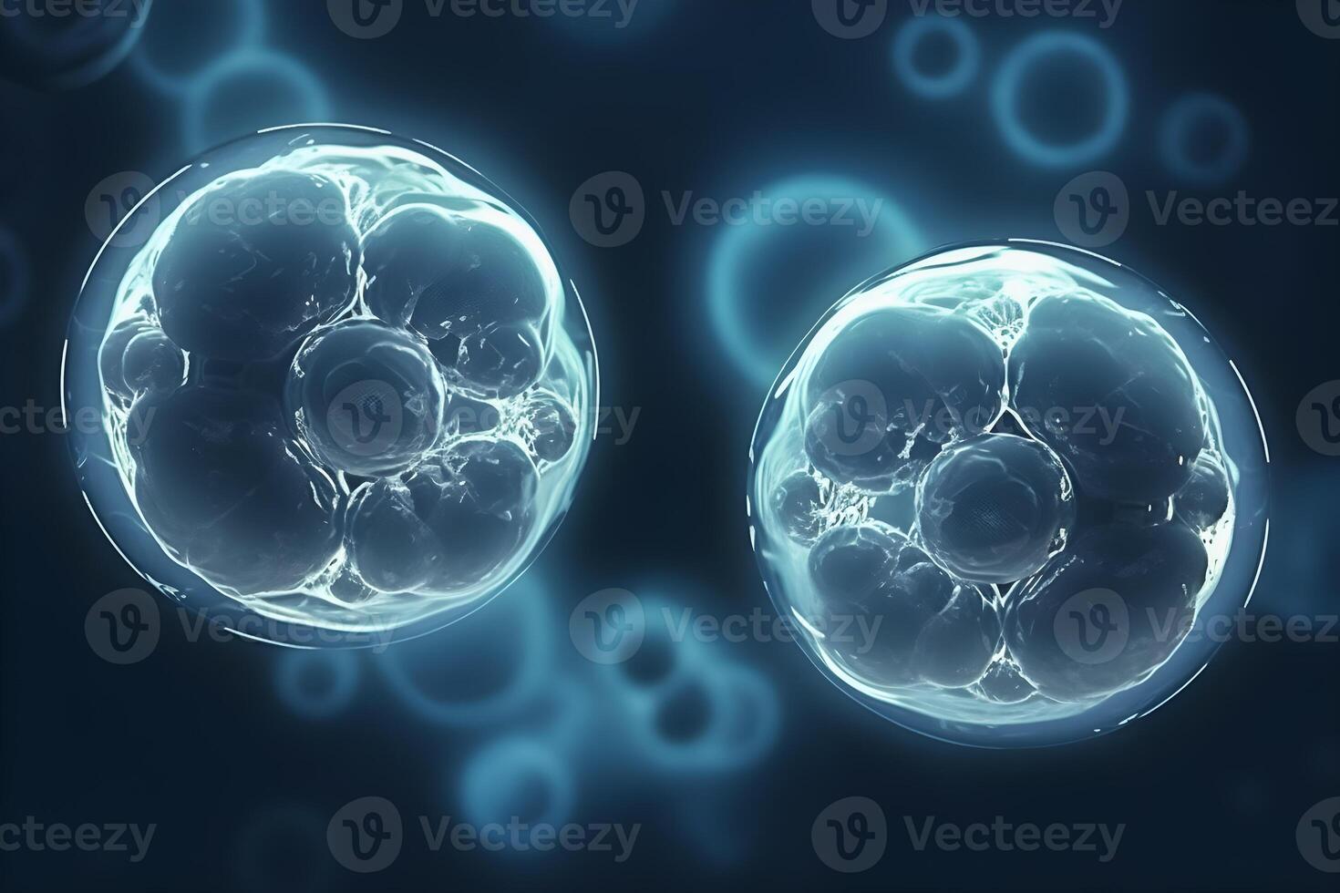 Cells with nucleus . Transparency cell membrane . Created by . photo
